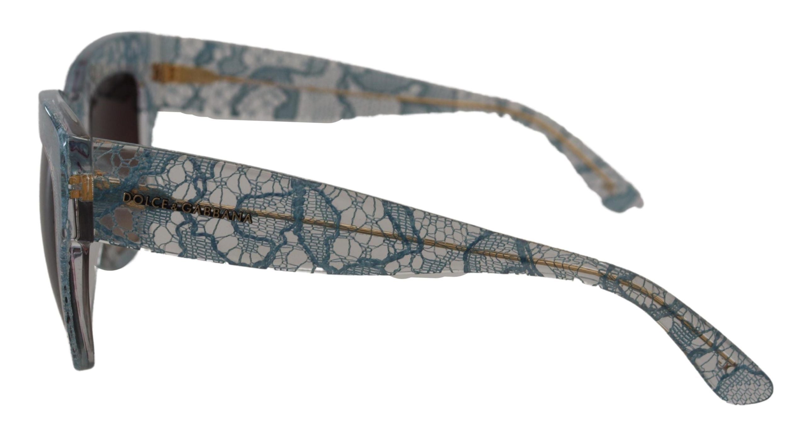 Blue Lace Acetate Crystal Butterfly DG4231 Sunglasses - ventzia