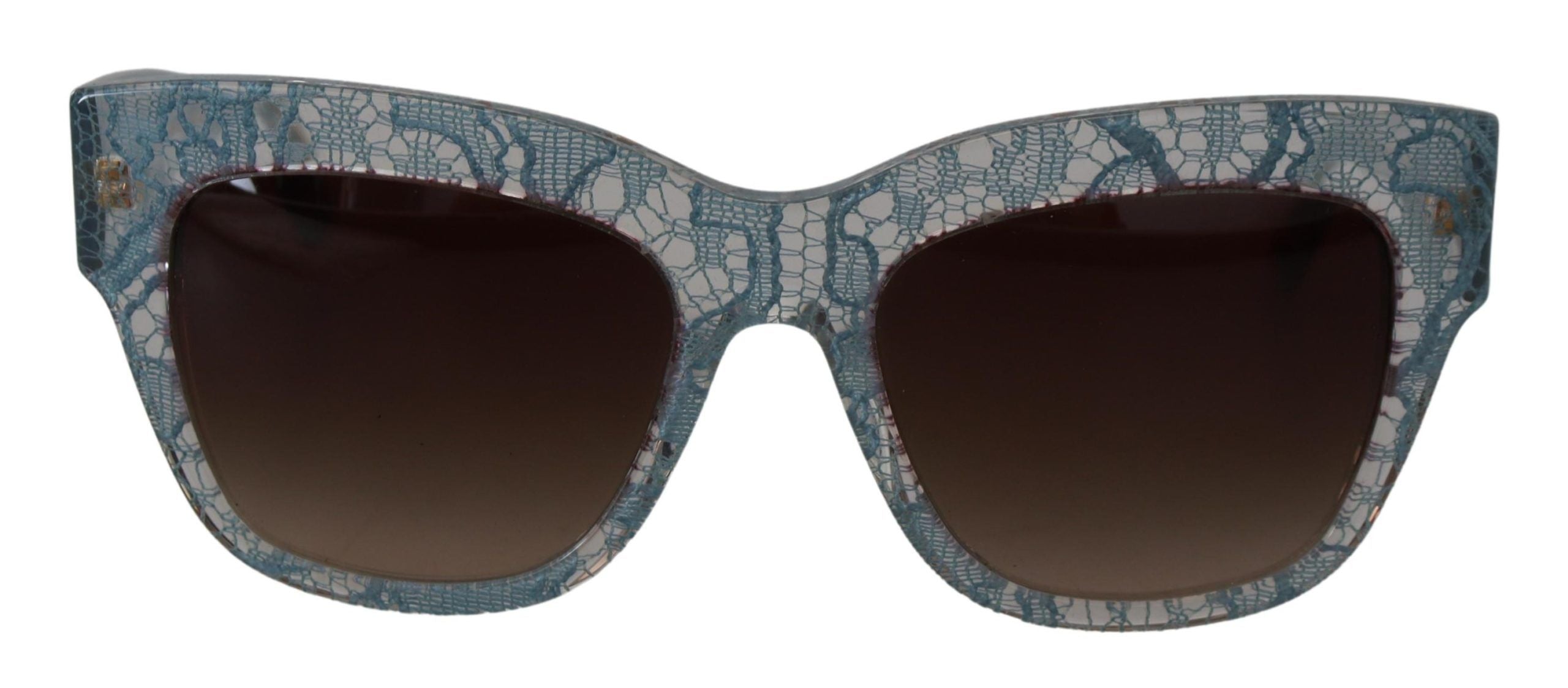 Blue Lace Acetate Crystal Butterfly DG4231 Sunglasses - ventzia