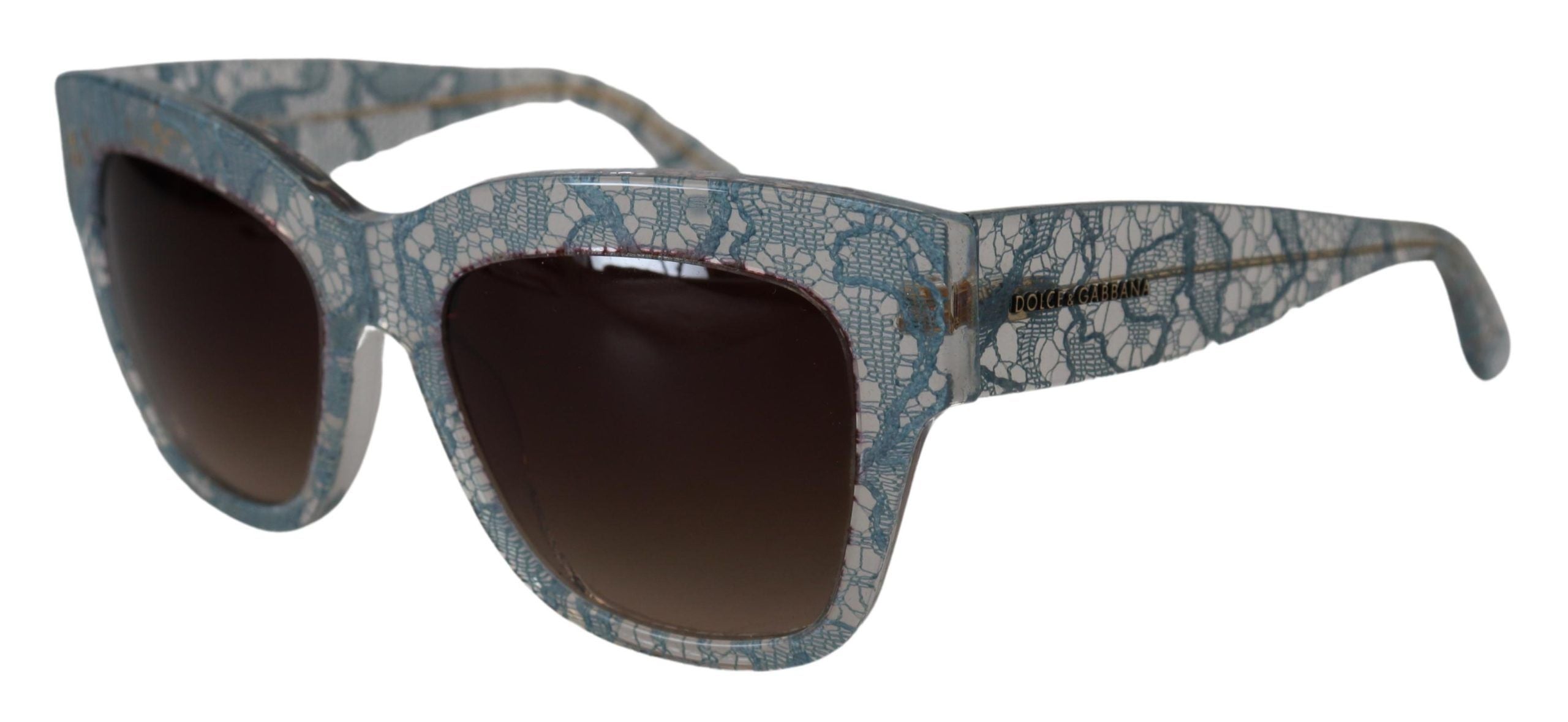 Blue Lace Acetate Crystal Butterfly DG4231 Sunglasses - ventzia