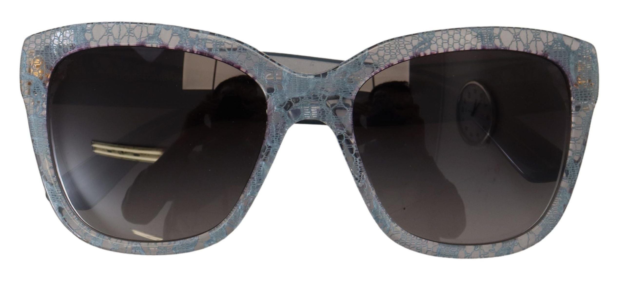 Blue Lace Acetate Rectangle Shades DG4226 Sunglasses - ventzia