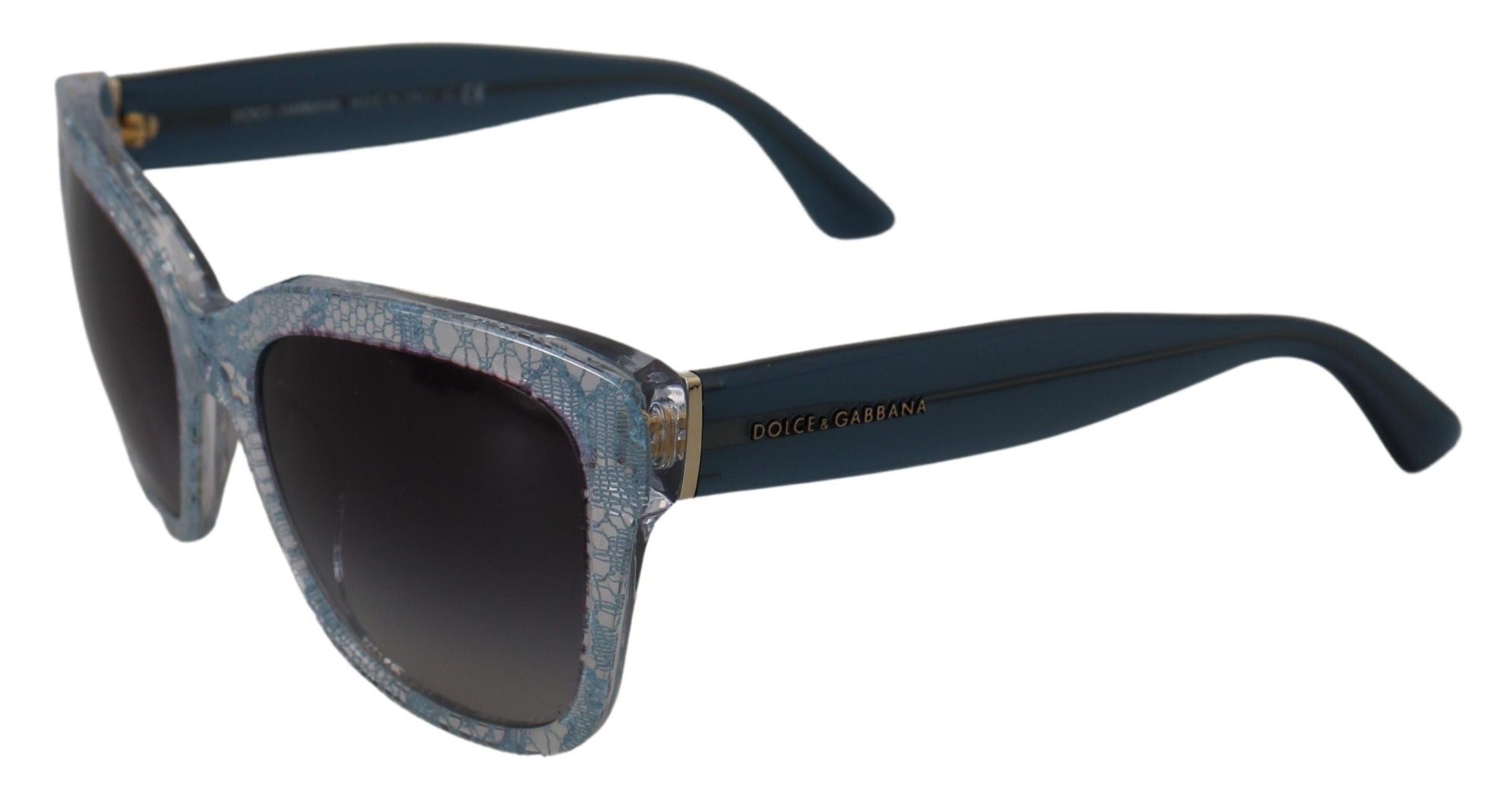 Blue Lace Acetate Rectangle Shades DG4226 Sunglasses - ventzia