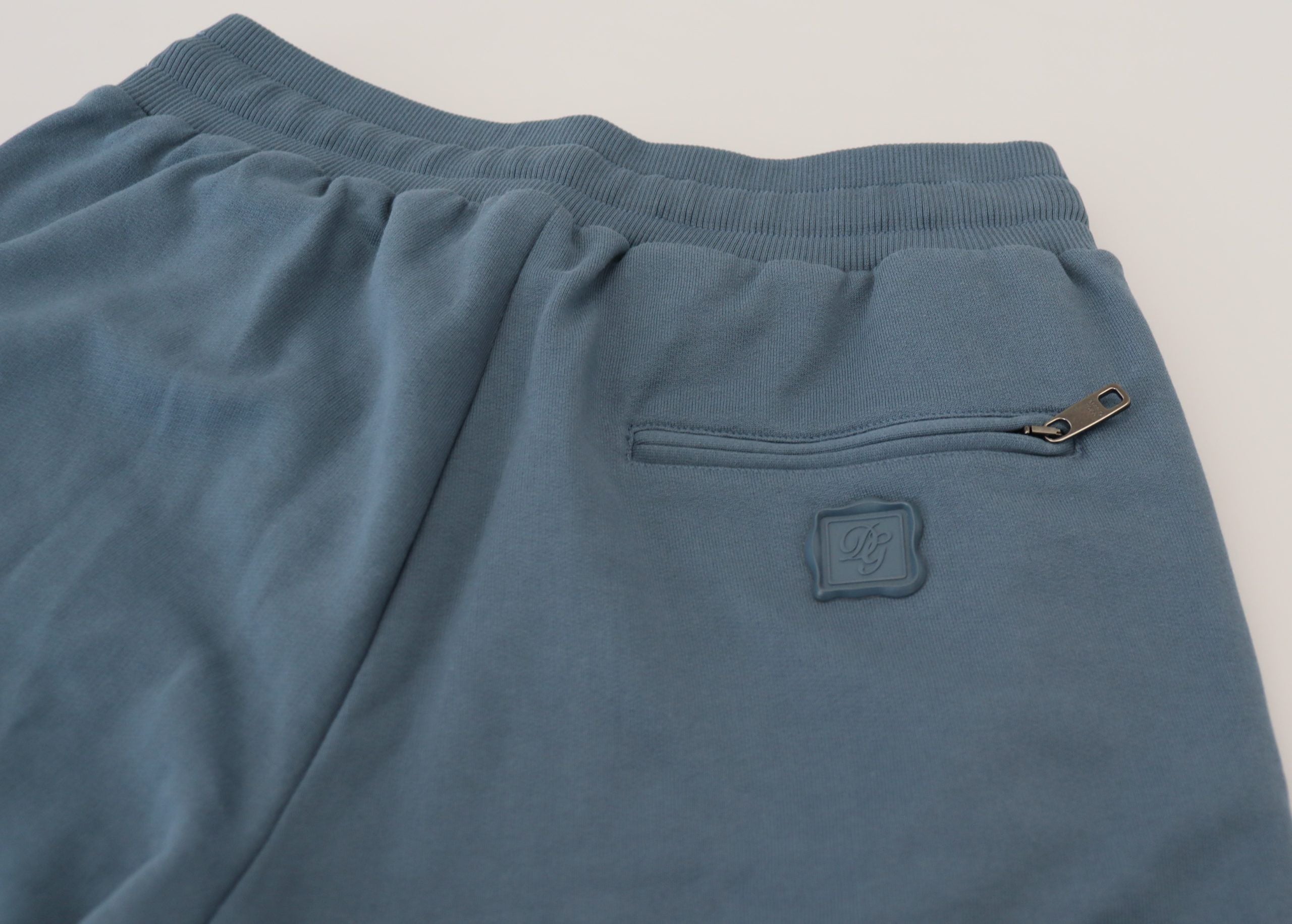 Blue Cotton Bermuda Casual Mens Shorts - ventzia