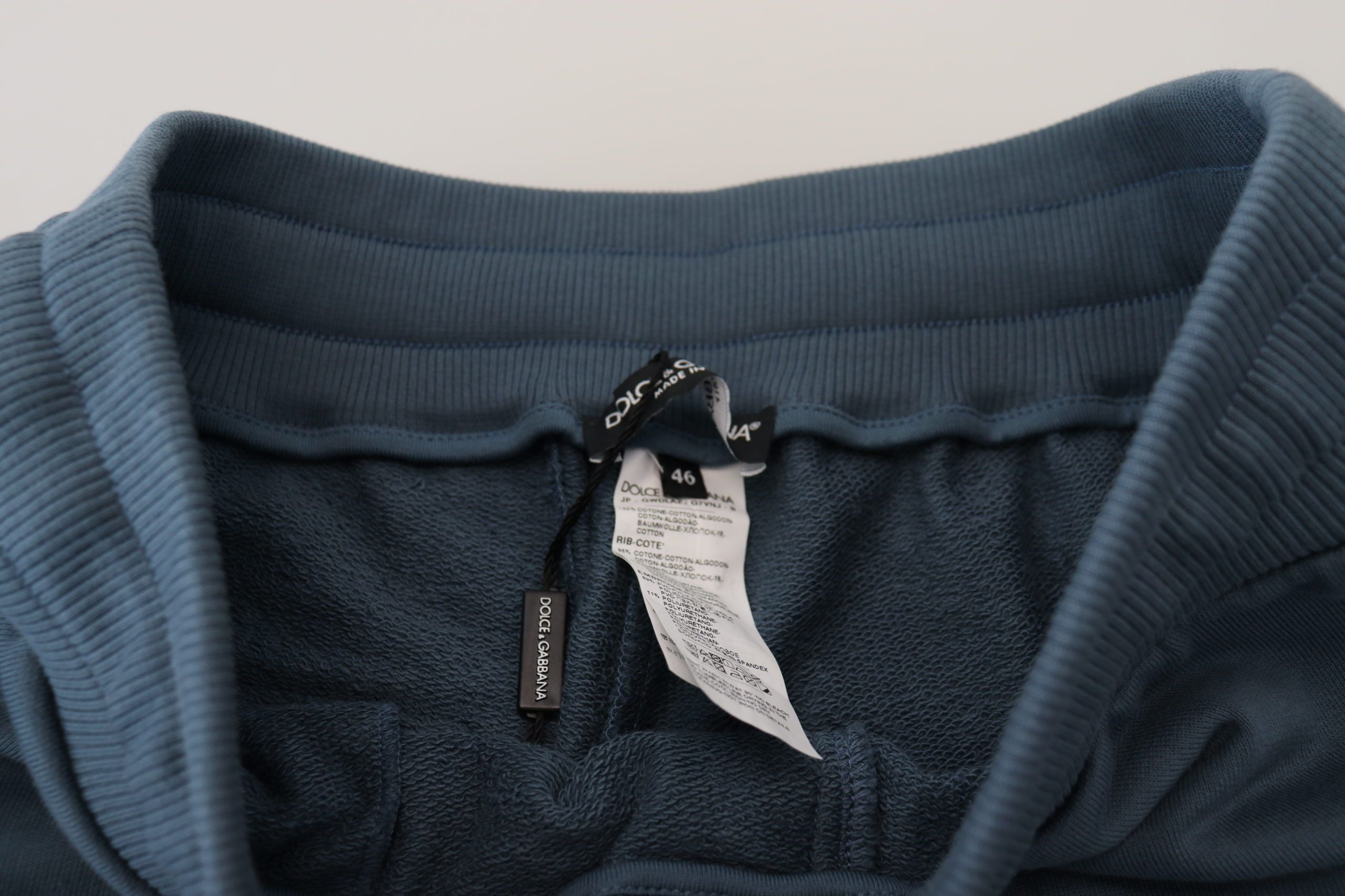 Blue Cotton Bermuda Casual Mens Shorts - ventzia