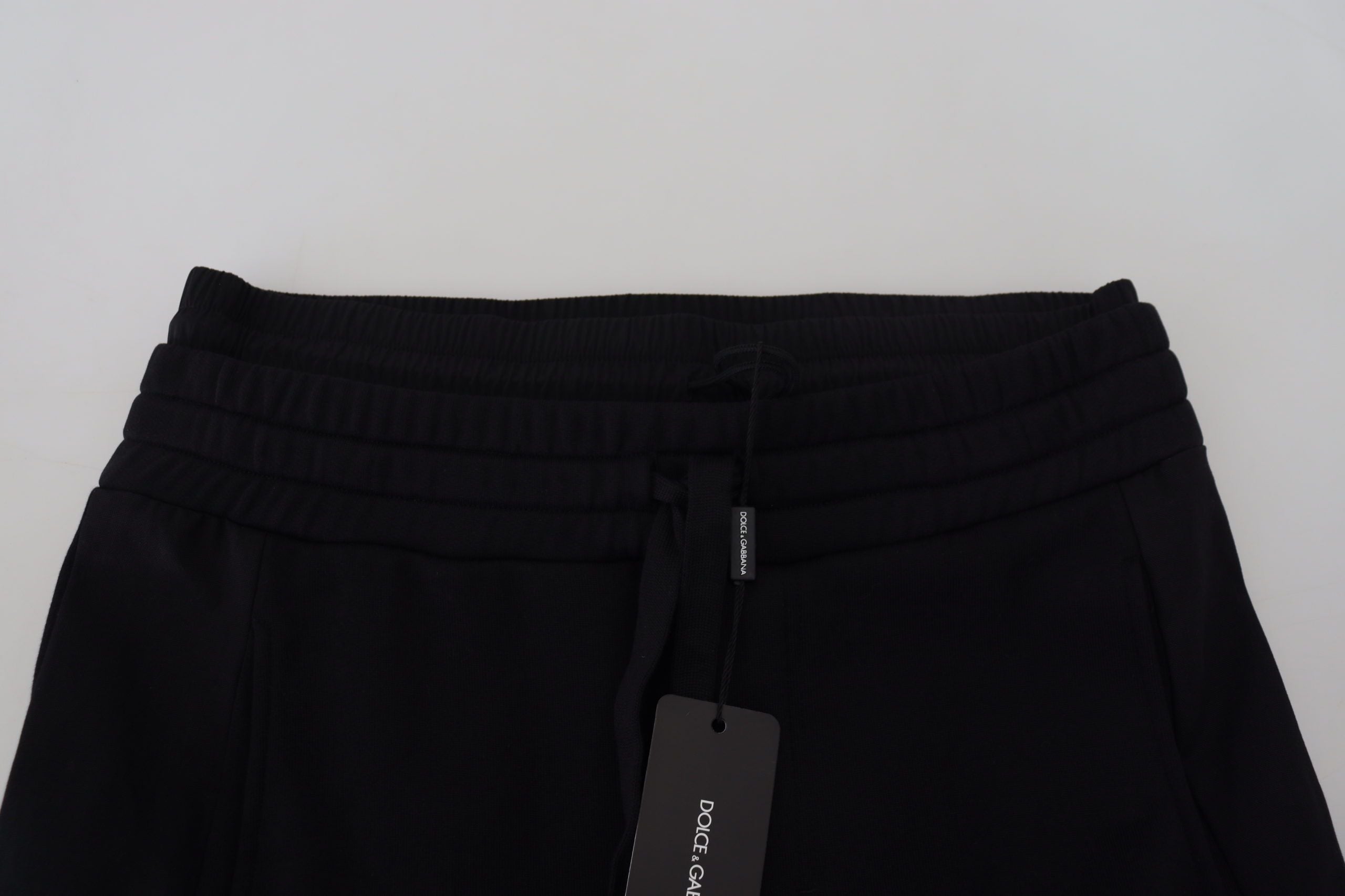Black Cotton Bermuda Cargo Shorts - ventzia