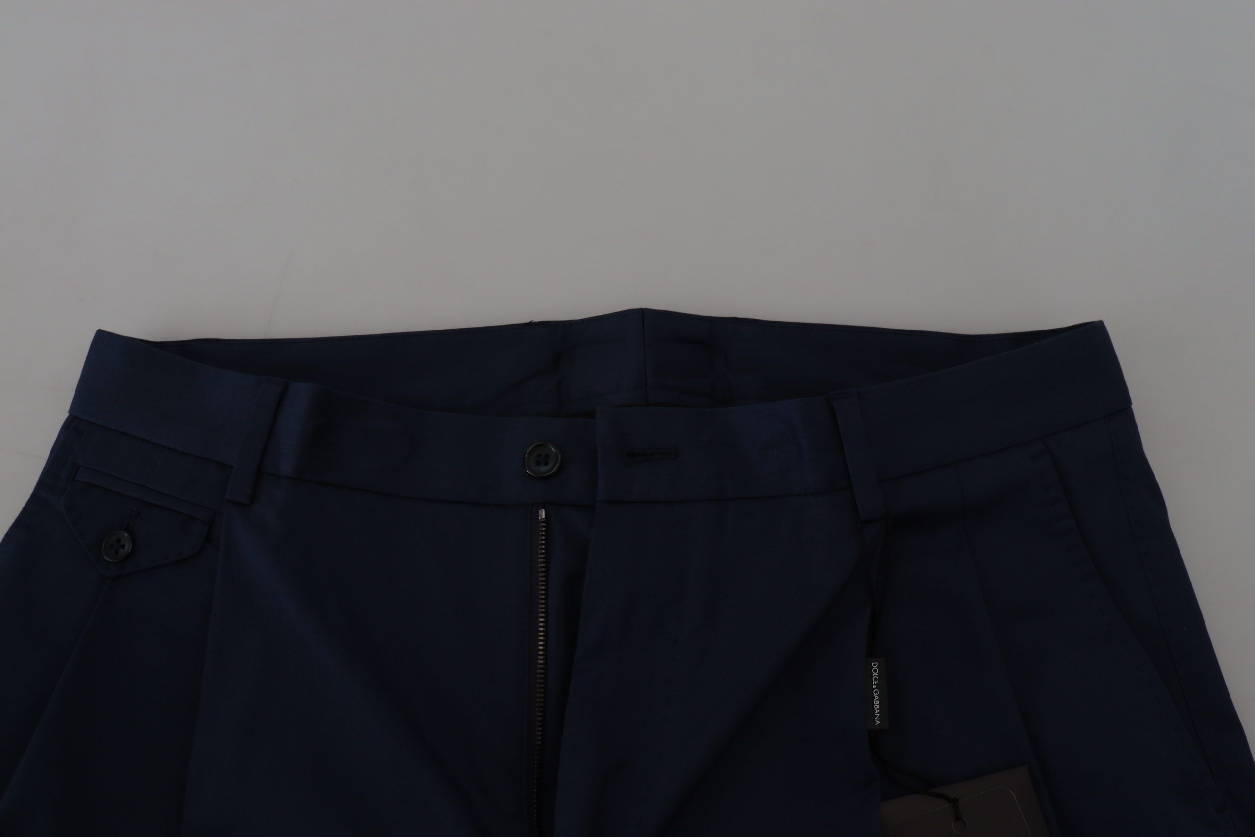 Blue Chinos Cotton Stretch Casual Shorts - ventzia