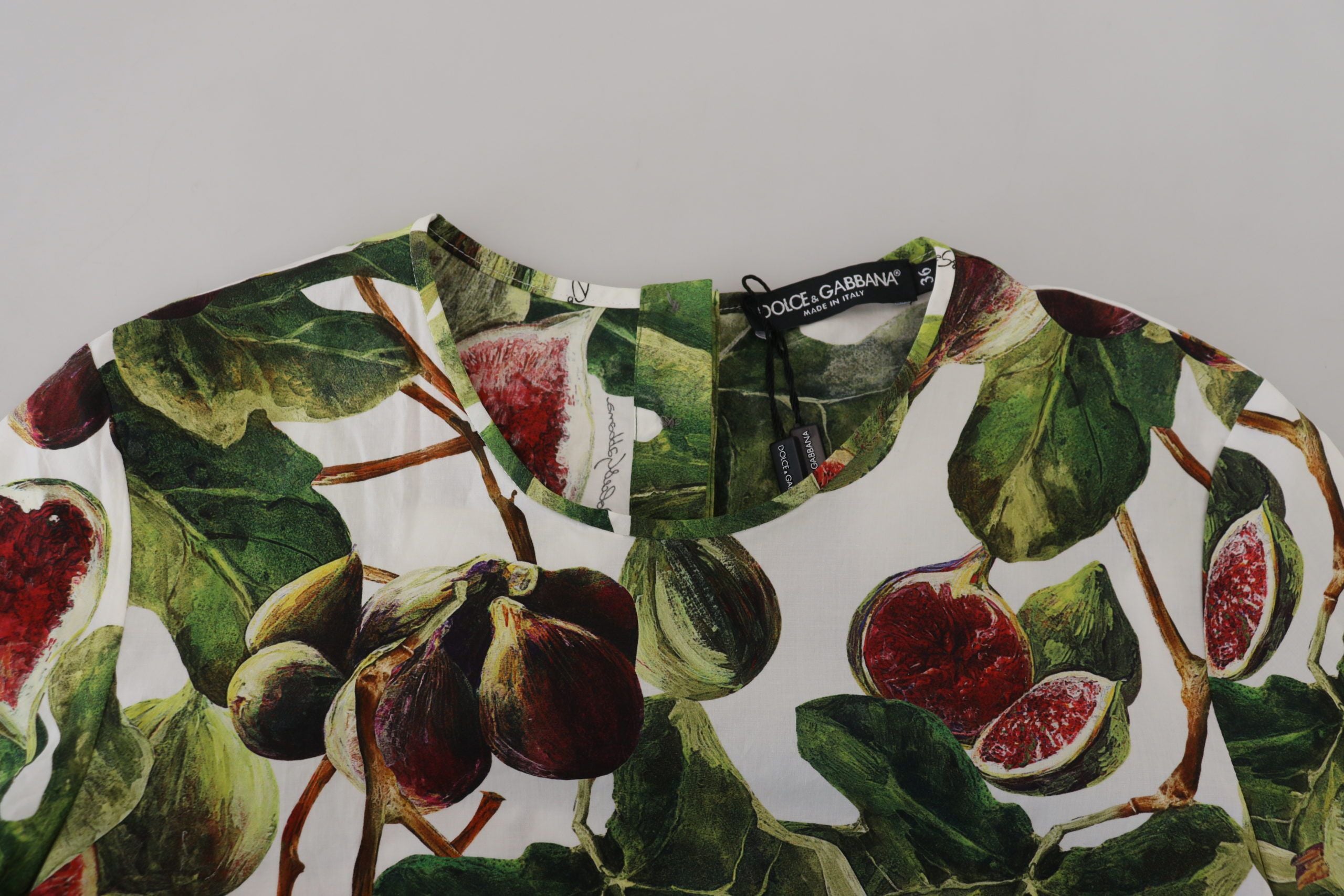 Crew-neck Cotton Top Blouse Fruit T-shirt - ventzia