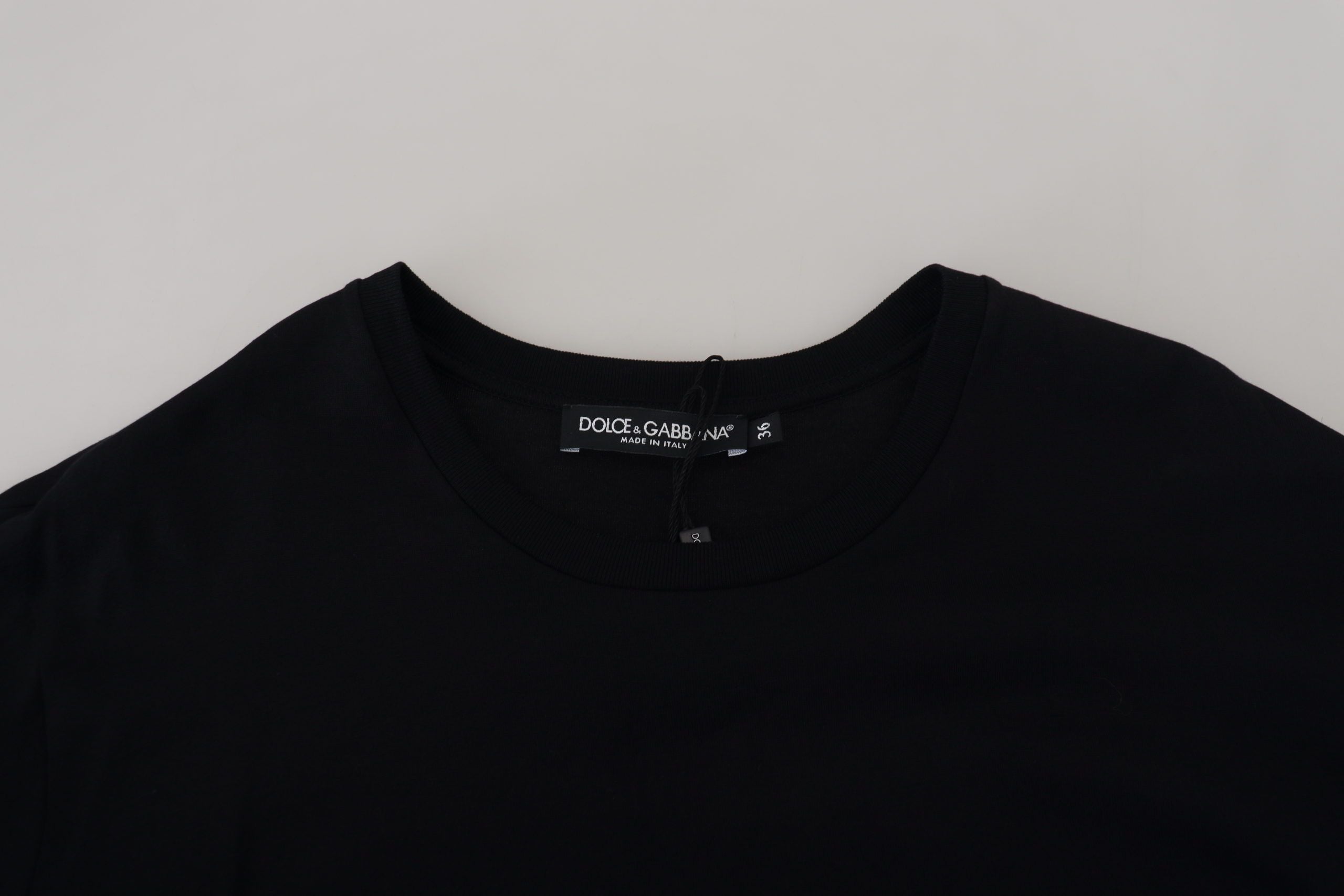 Black T-shirt Blouse Tassle Cotton Blouse - ventzia