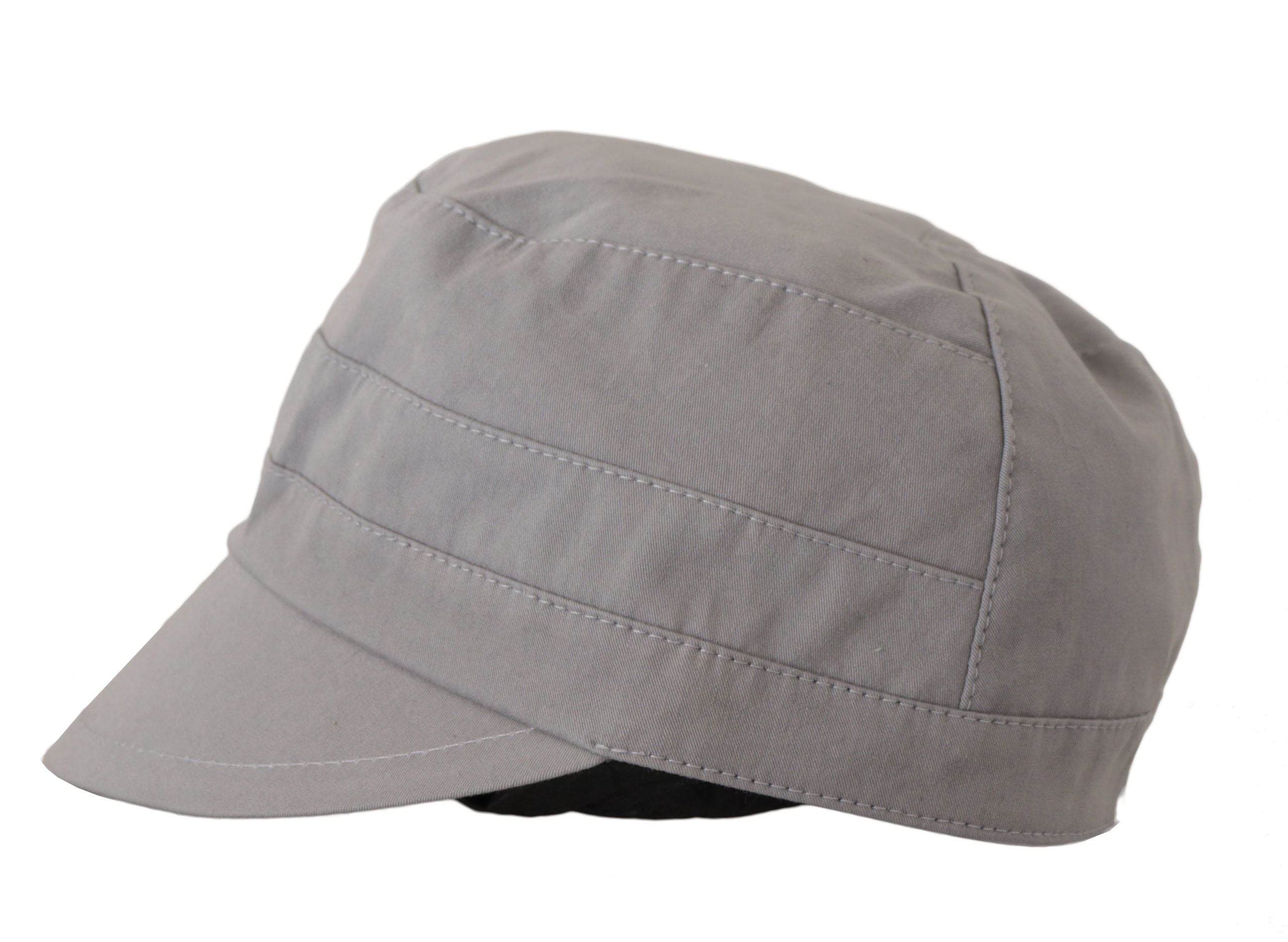 Gray Newsboy Cap Men Capello Cotton Hat - ventzia