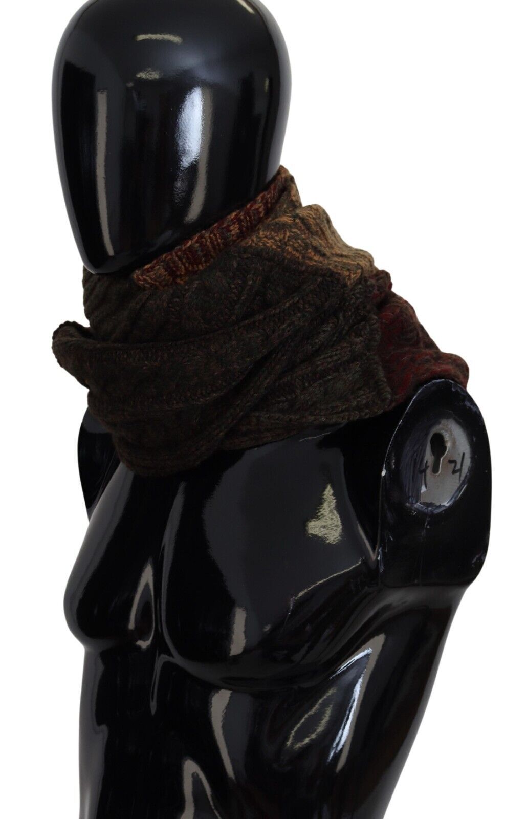 Multicolor Knitted Men Neck Wrap Shawl Scarf - ventzia