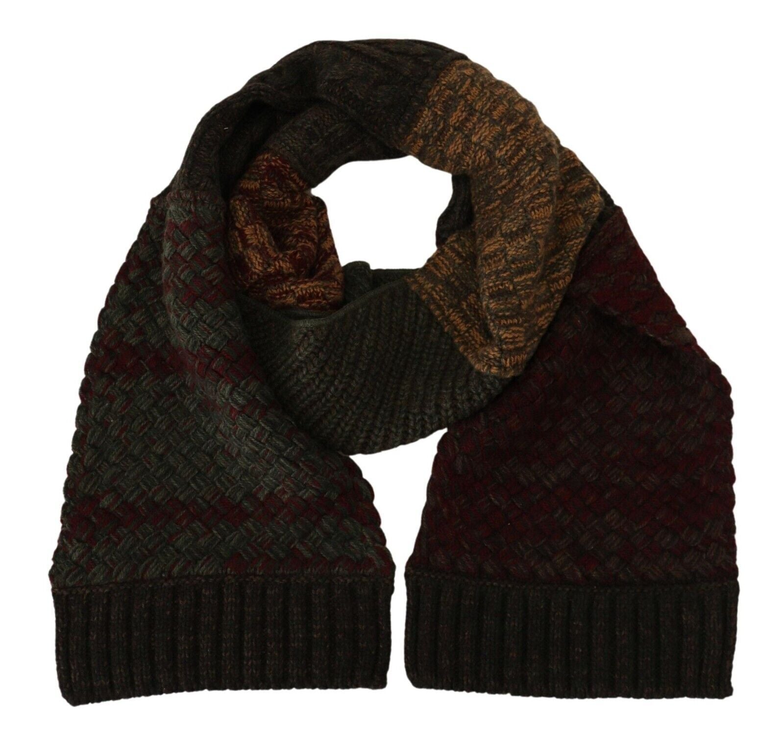 Multicolor Knitted Men Neck Wrap Shawl Scarf - ventzia