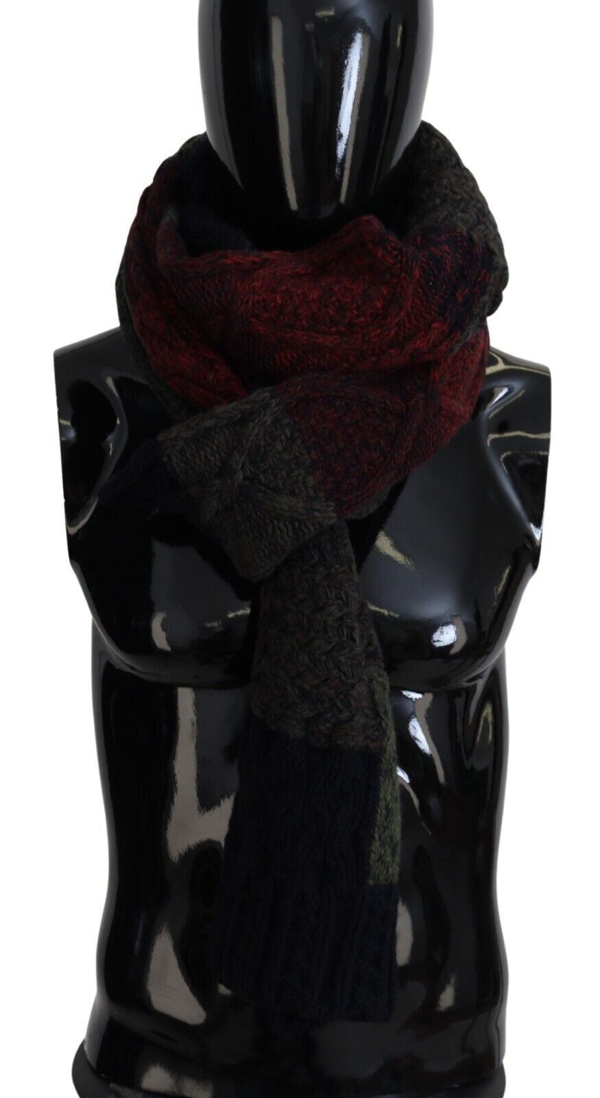 Multicolor Knitted Men Neck Wrap Shawl Scarf - ventzia