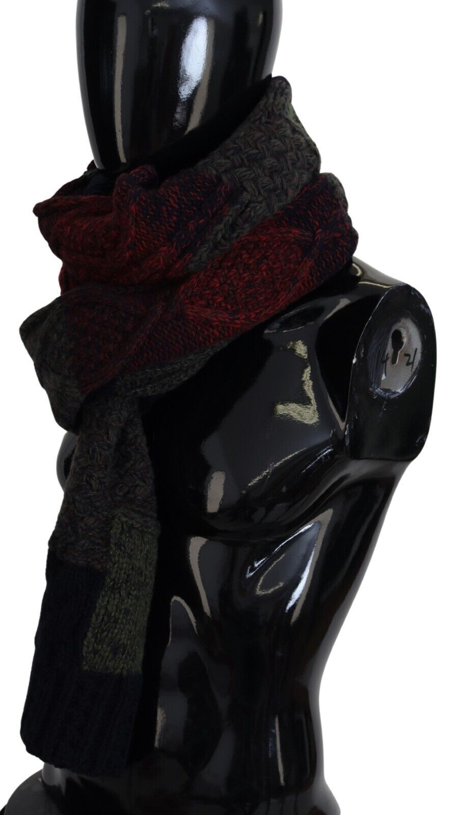 Multicolor Knitted Men Neck Wrap Shawl Scarf - ventzia