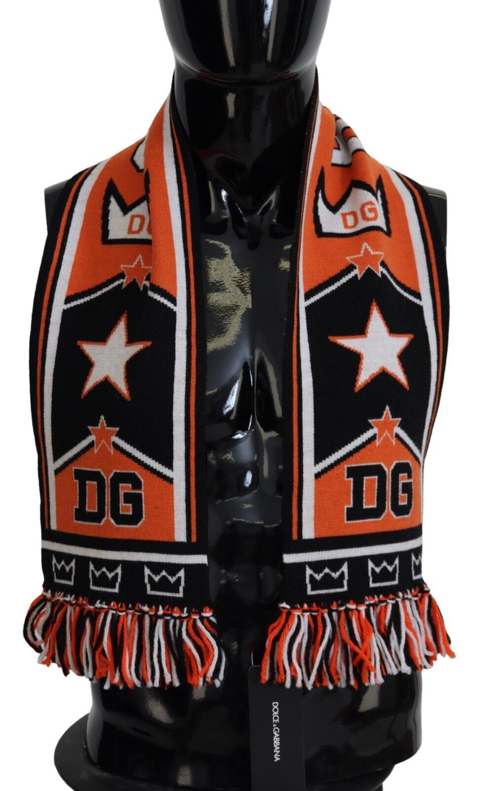 Multicolor DG Logo Printed Men Neck Wrap Shawl Scarf - ventzia