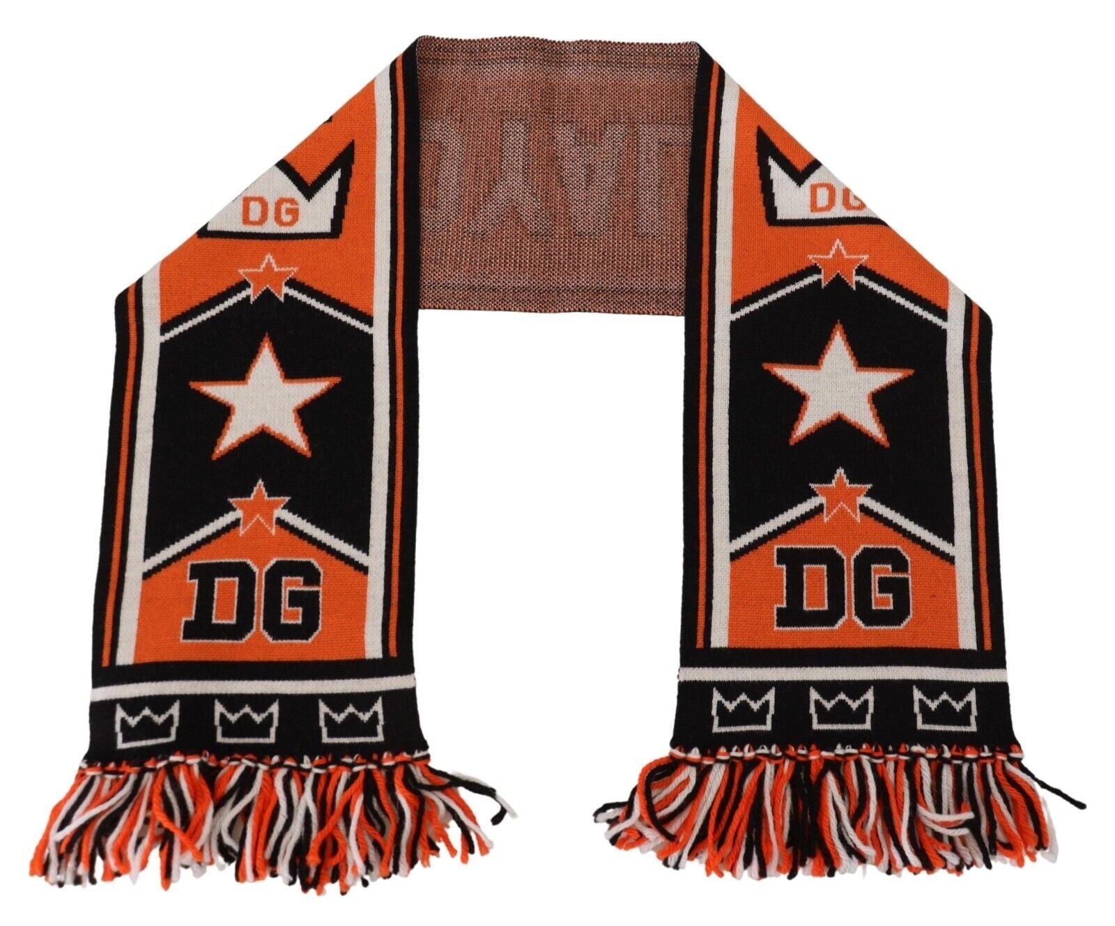 Multicolor DG Logo Printed Men Neck Wrap Shawl Scarf - ventzia