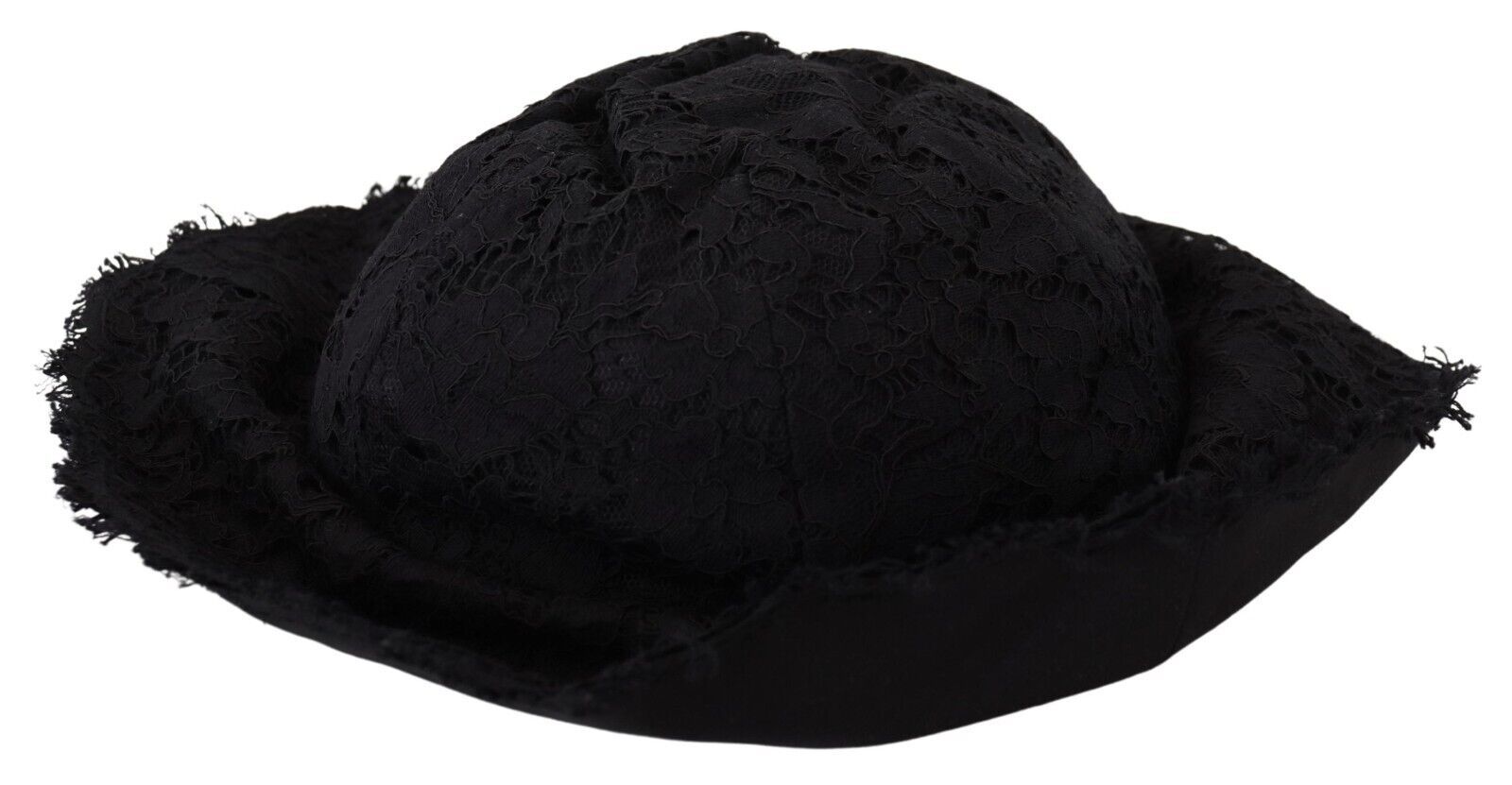 Black Cotton Wide Brim Shade Hat - ventzia