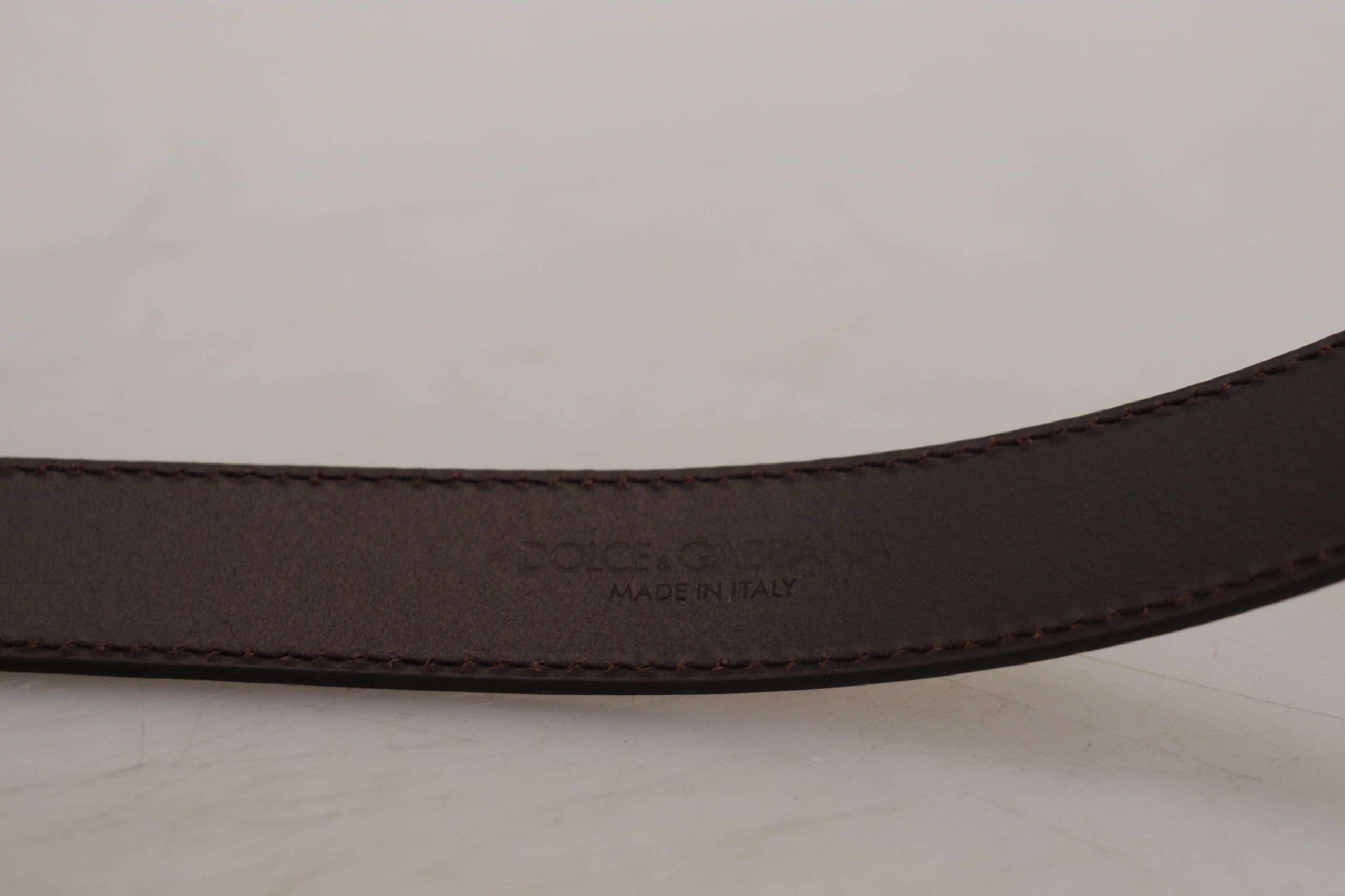 Gold Leather Silver Square Metal Buckle Belt - ventzia