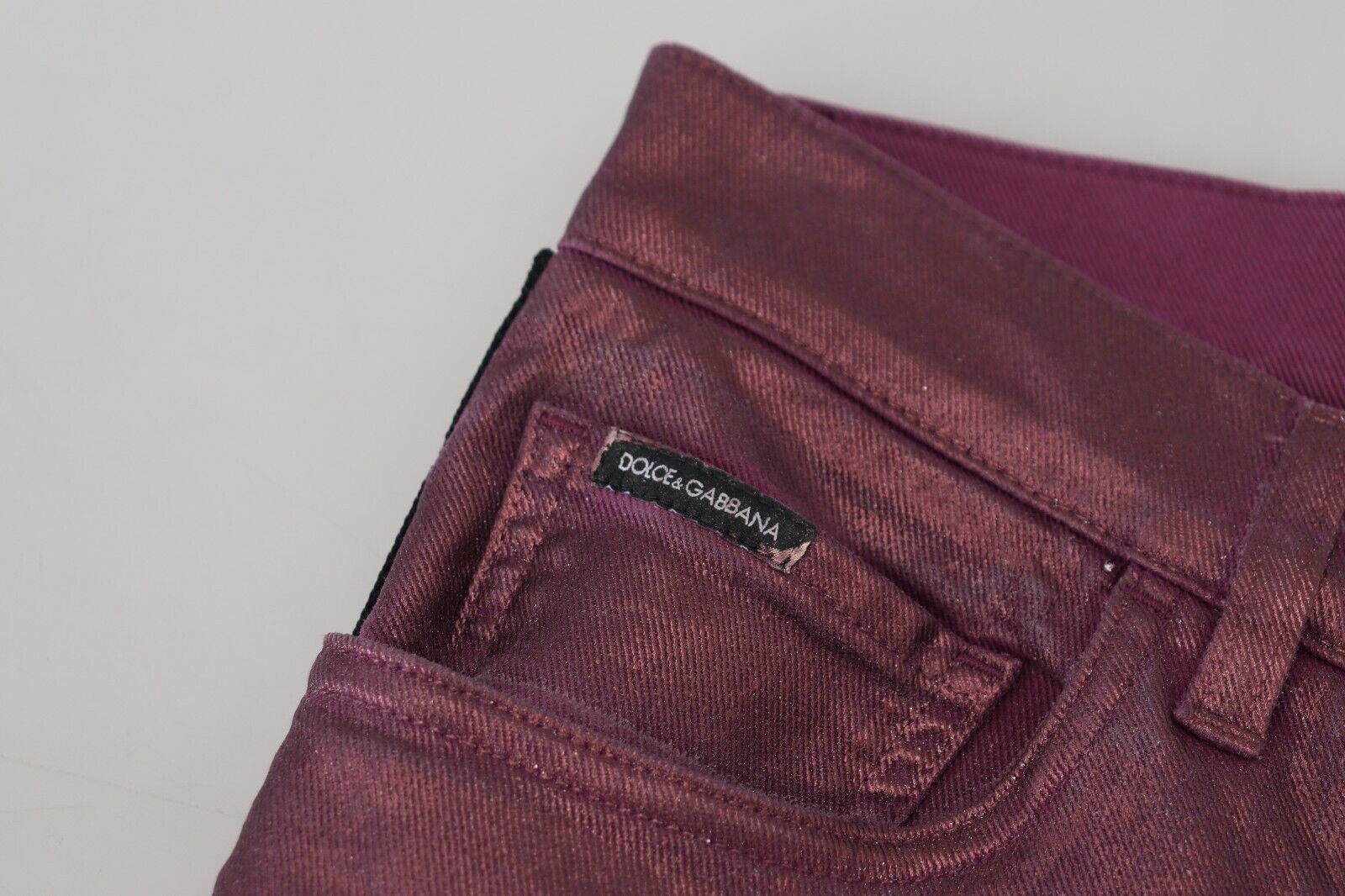 Magenta Cotton Men Casual Harness Denim Jeans - ventzia