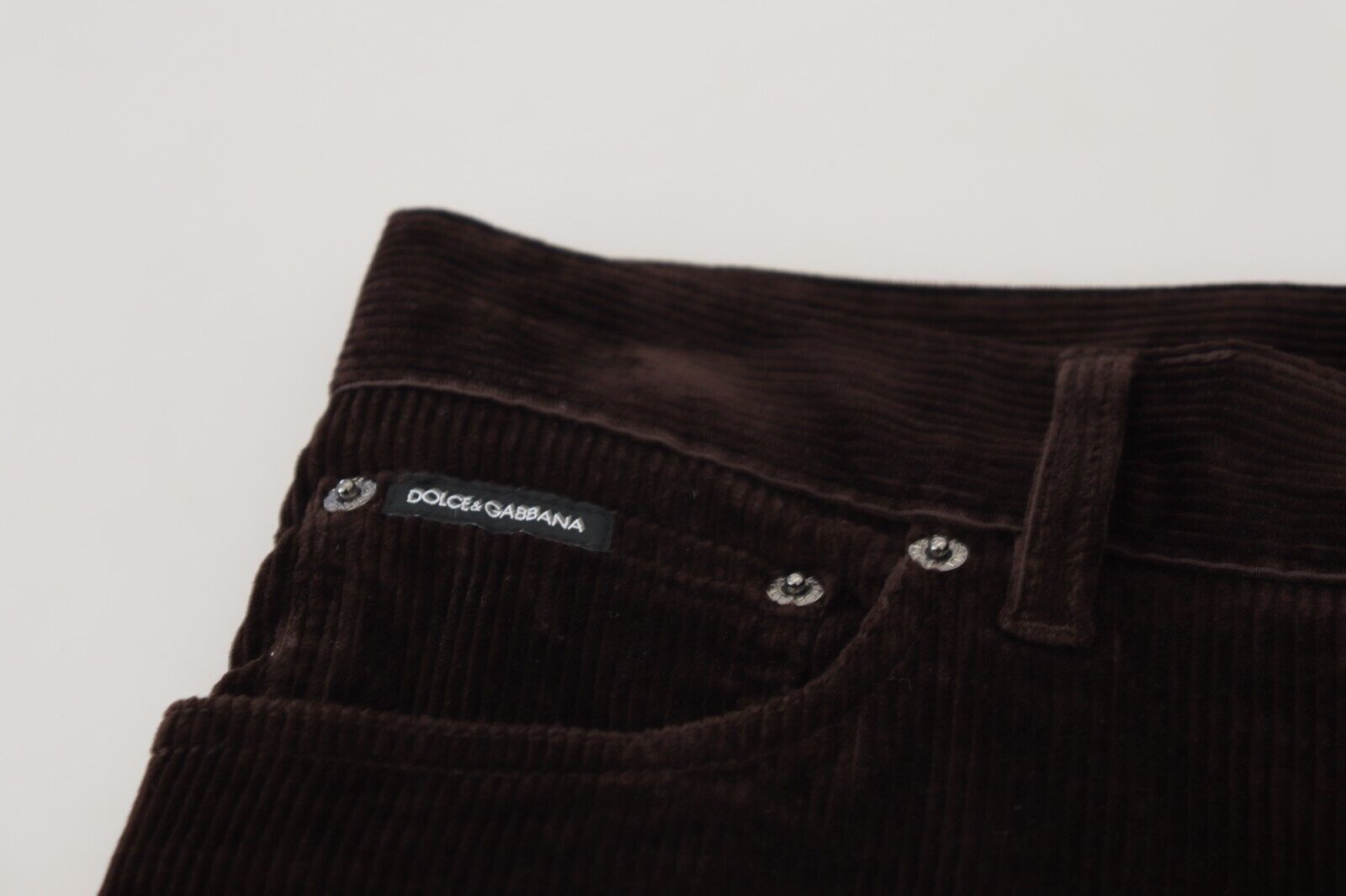 Brown Corduroy Men Casual Trouser Pants - ventzia