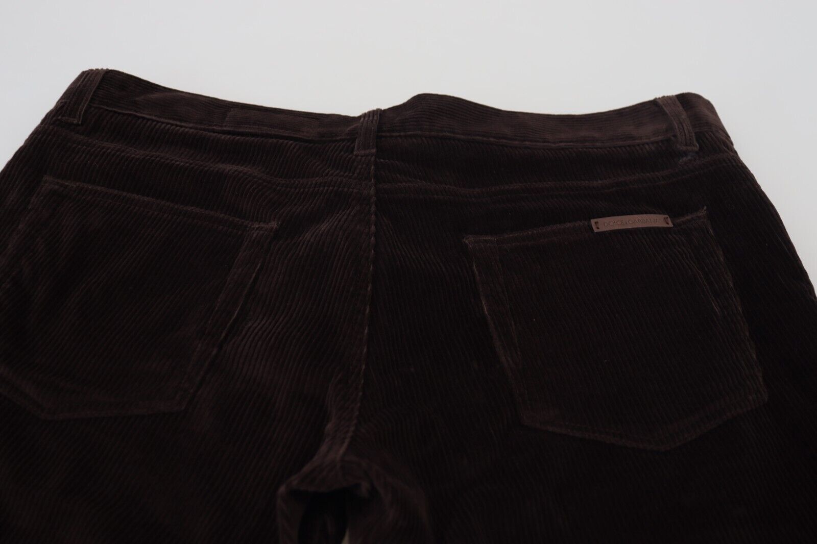 Brown Corduroy Men Casual Trouser Pants - ventzia