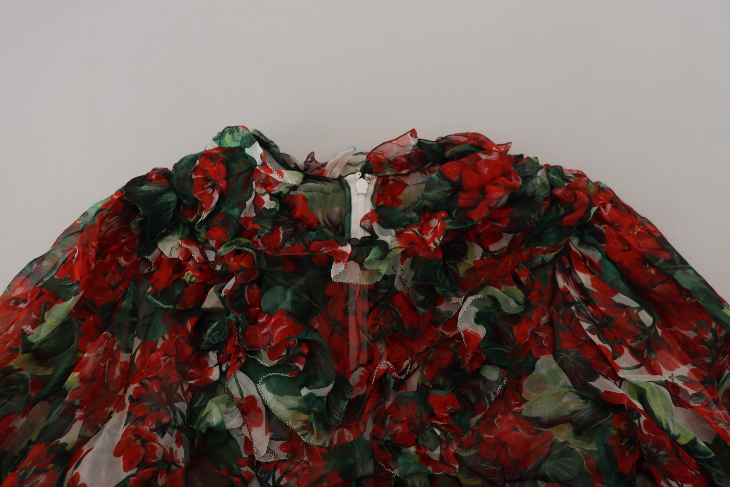 Multicolor Geranium A-line Knee Length Dress - ventzia