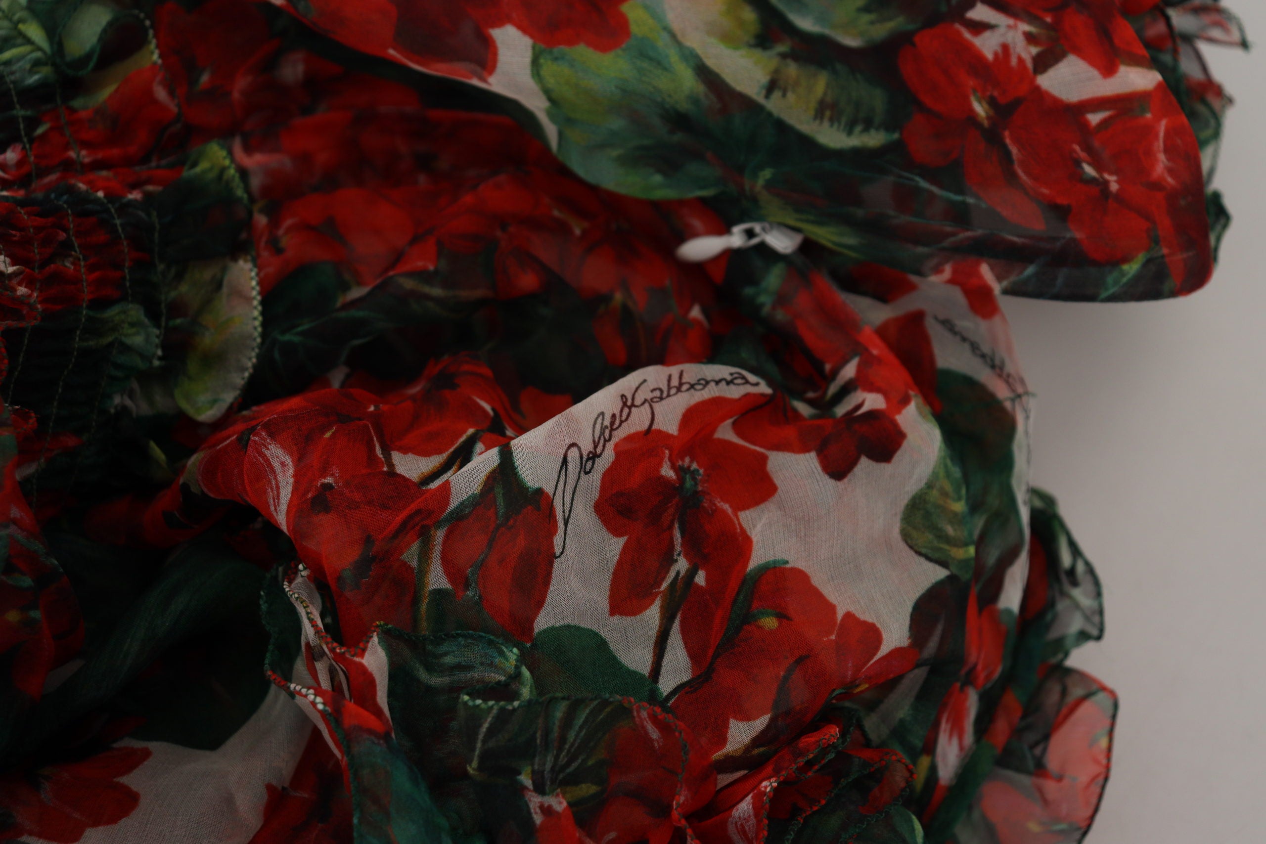 Multicolor Geranium A-line Knee Length Dress - ventzia