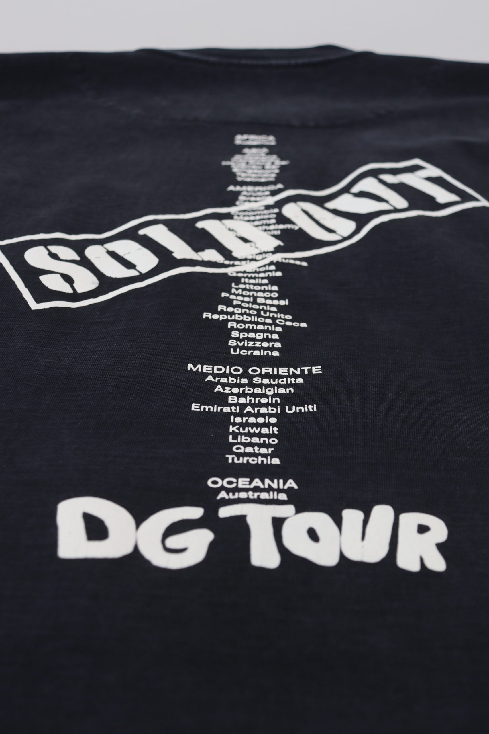 Black D&G Fashion Round Neck Cotton T-shirt - ventzia