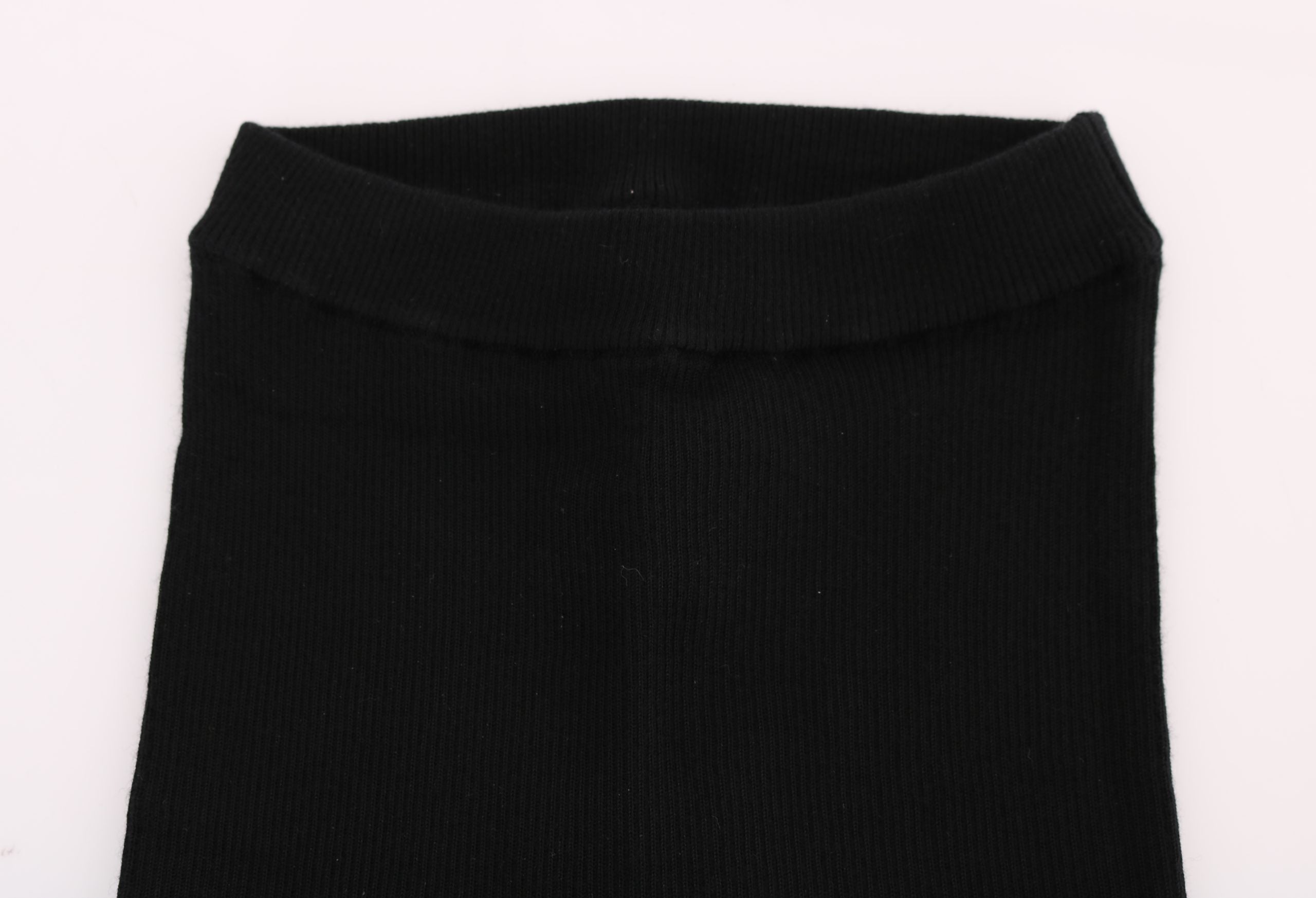Black Slim Fit Women Cashmere Pants - ventzia