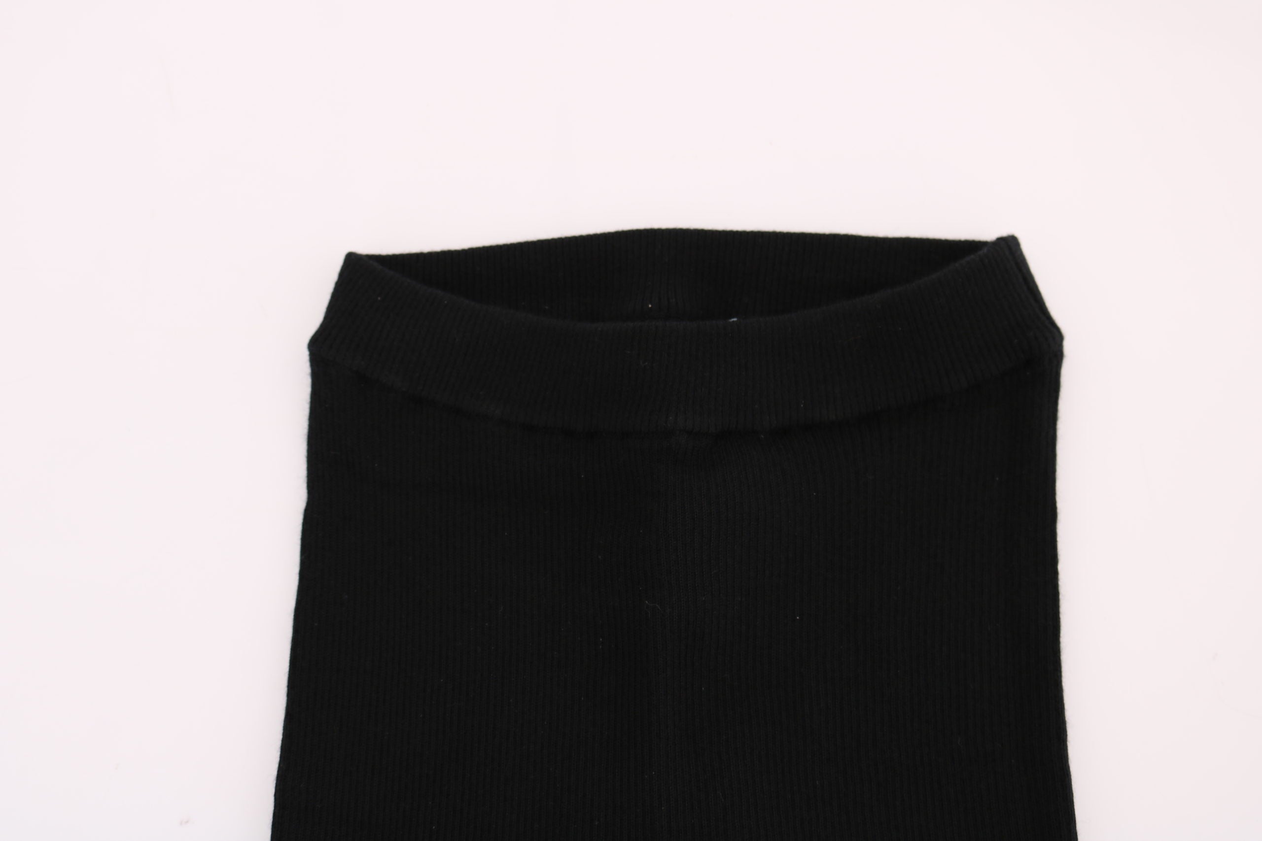 Black Slim Fit Women Cashmere Pants - ventzia