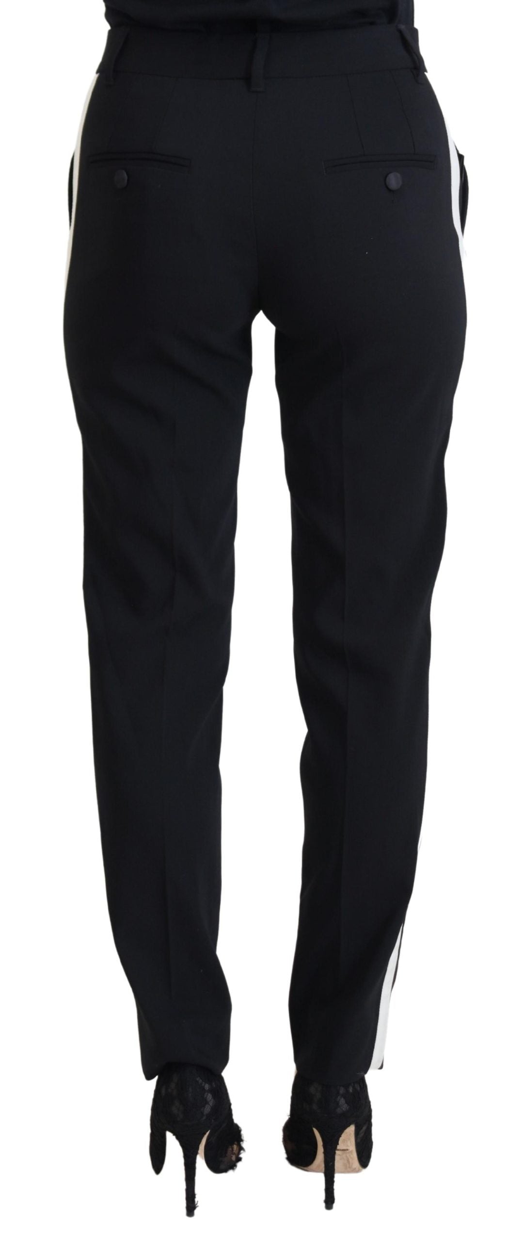 Black High Waist Women Pants - ventzia
