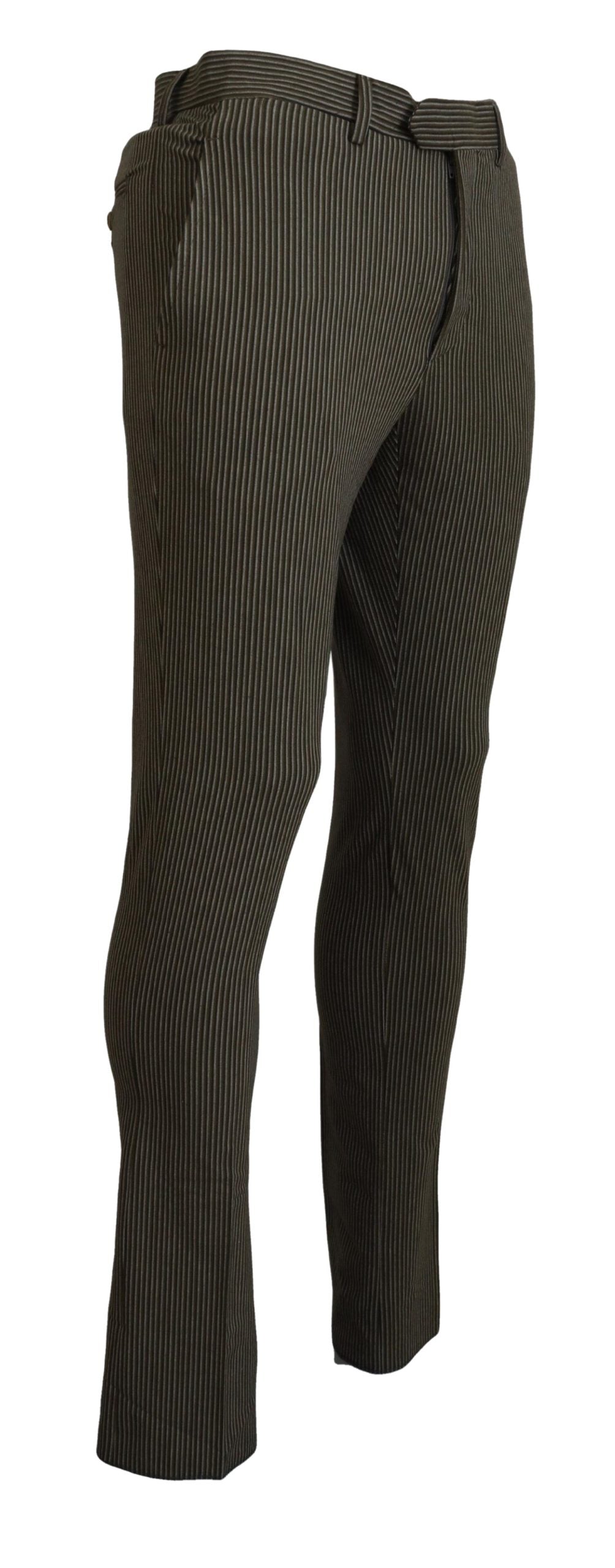Multicolor Striped Pure Cotton Men Pants - ventzia