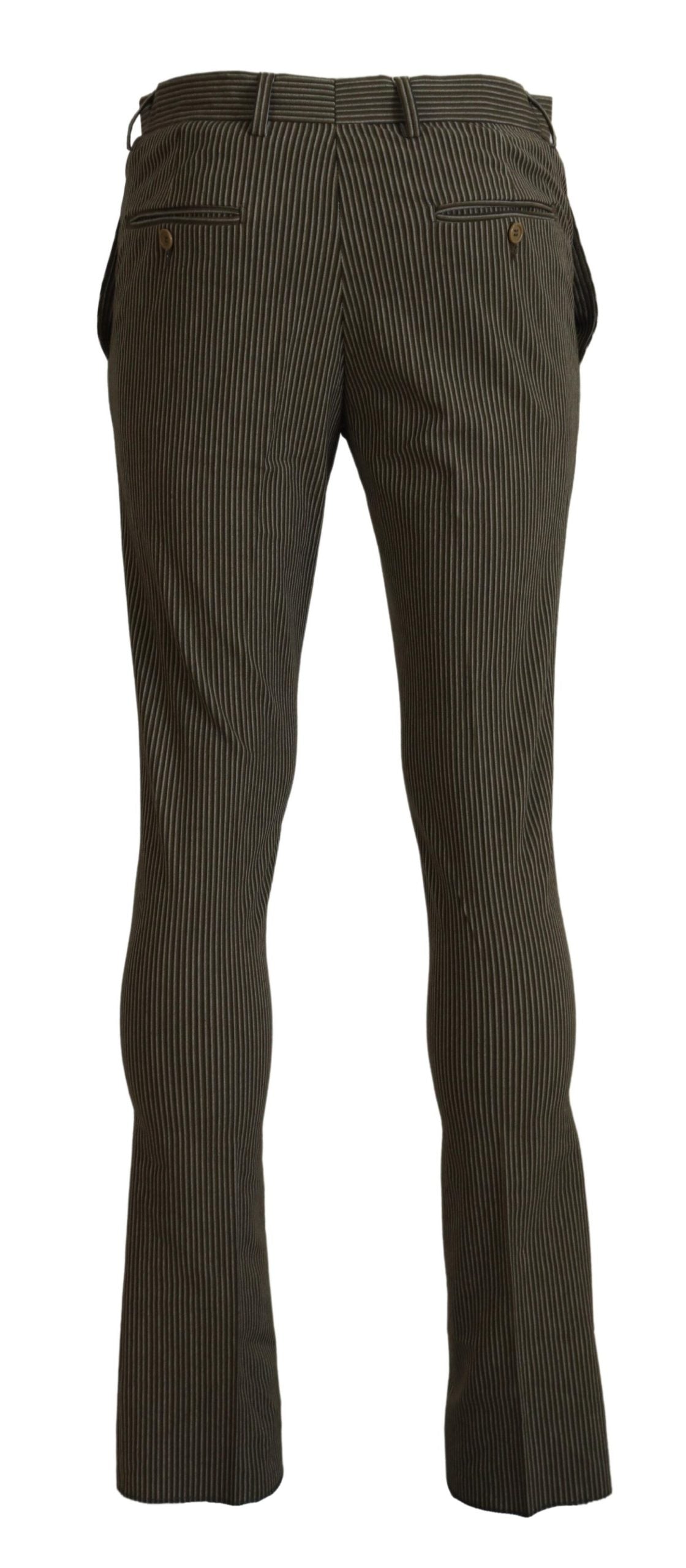 Multicolor Striped Pure Cotton Men Pants - ventzia