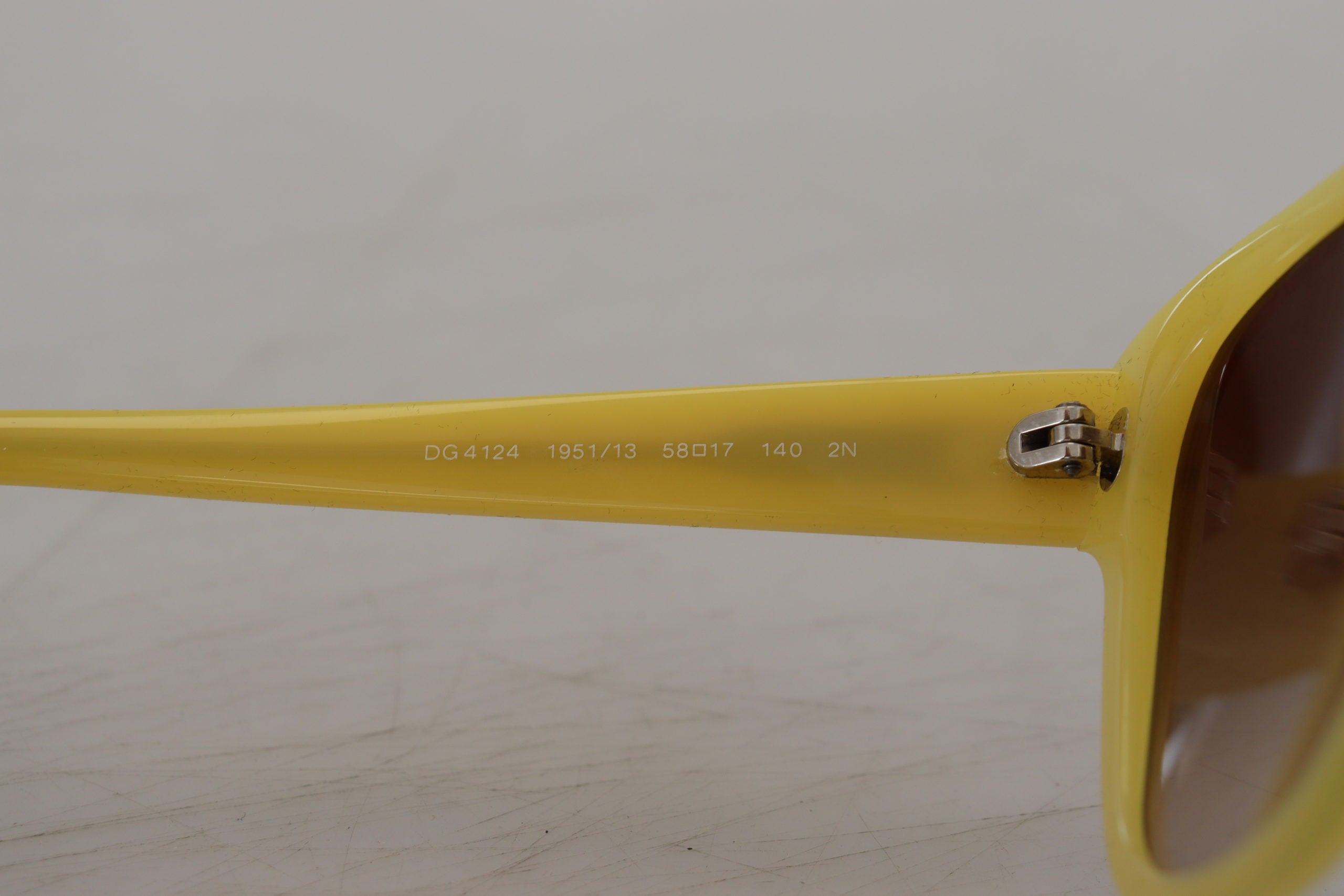 Yellow Acetate Frame Stars Embellishment DG4124 Sunglasses - ventzia