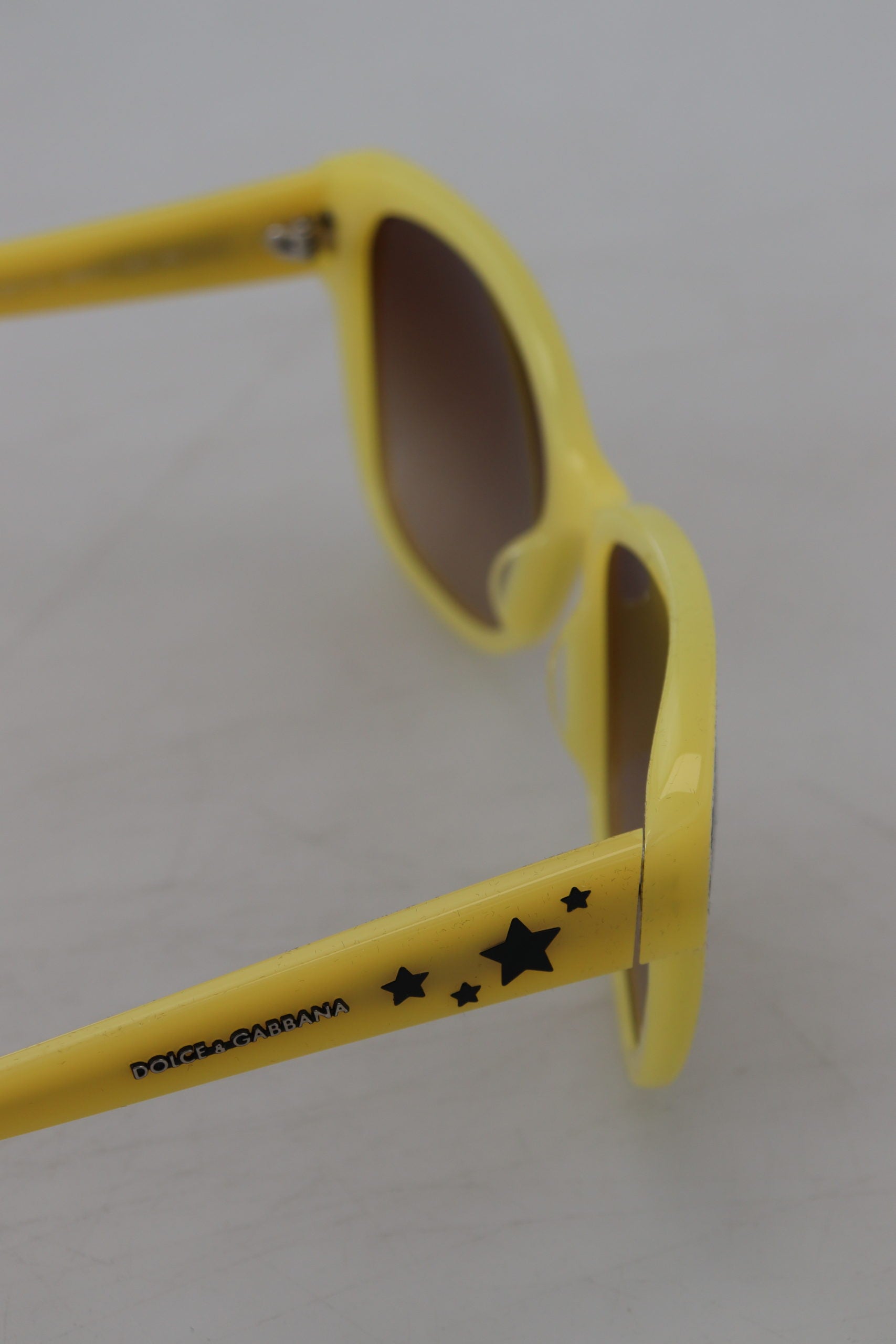 Yellow Acetate Frame Stars Embellishment DG4124 Sunglasses - ventzia