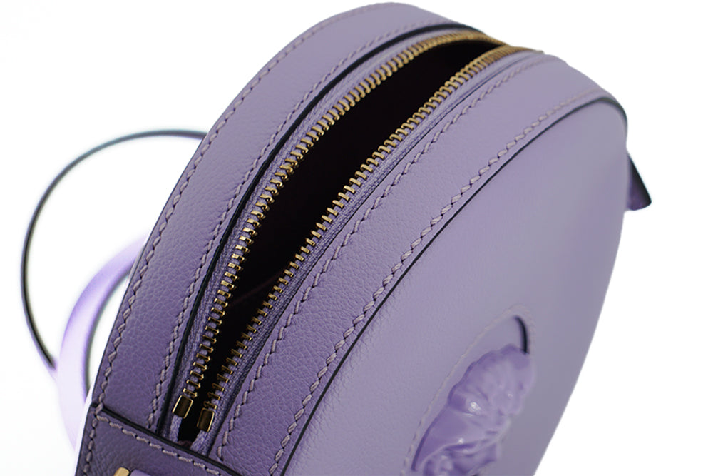 Elegant Purple Round Shoulder Bag - ventzia