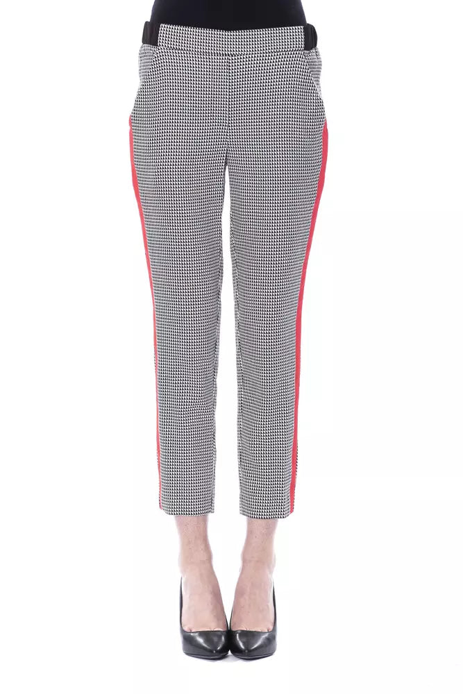Black Viscose Women Pants - ventzia