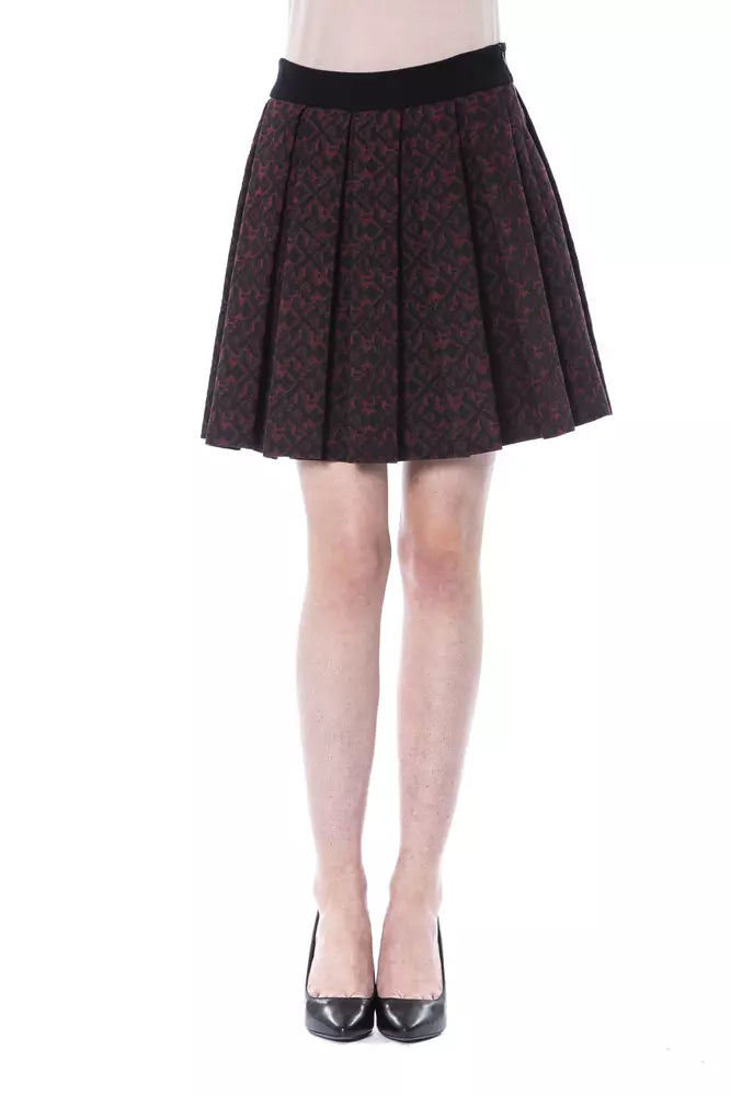 Brown Cotton Women Skirt - ventzia