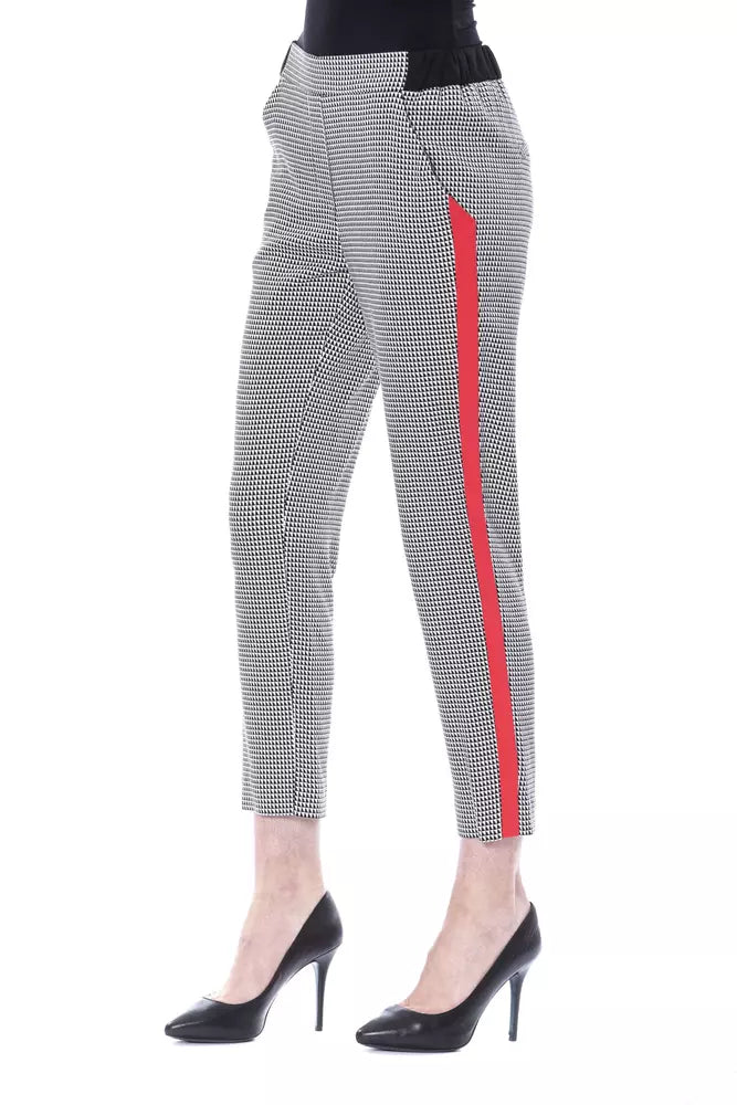 Black Viscose Women Pants - ventzia