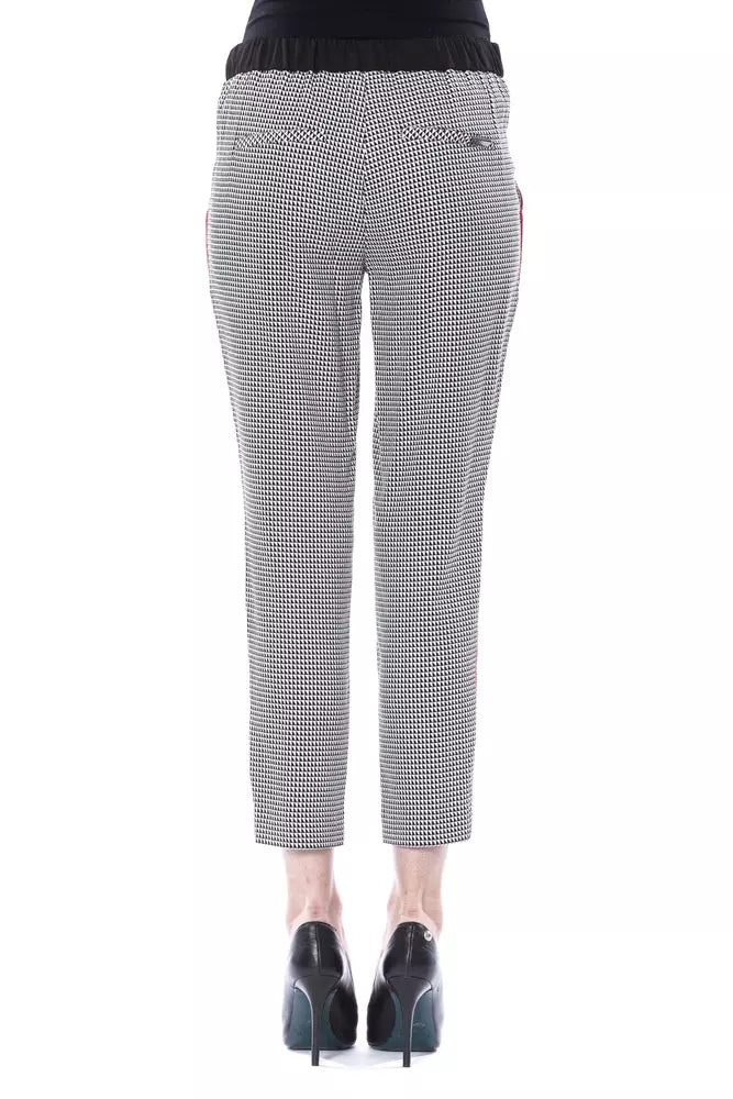 Black Viscose Women Pants - ventzia