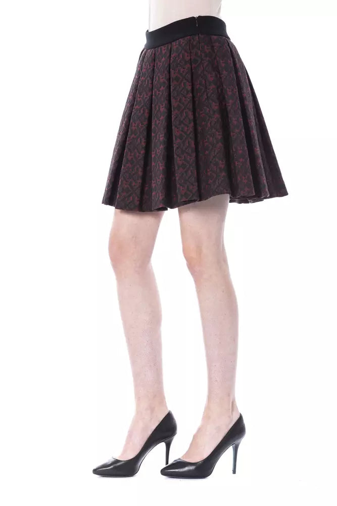 Brown Cotton Women Skirt - ventzia