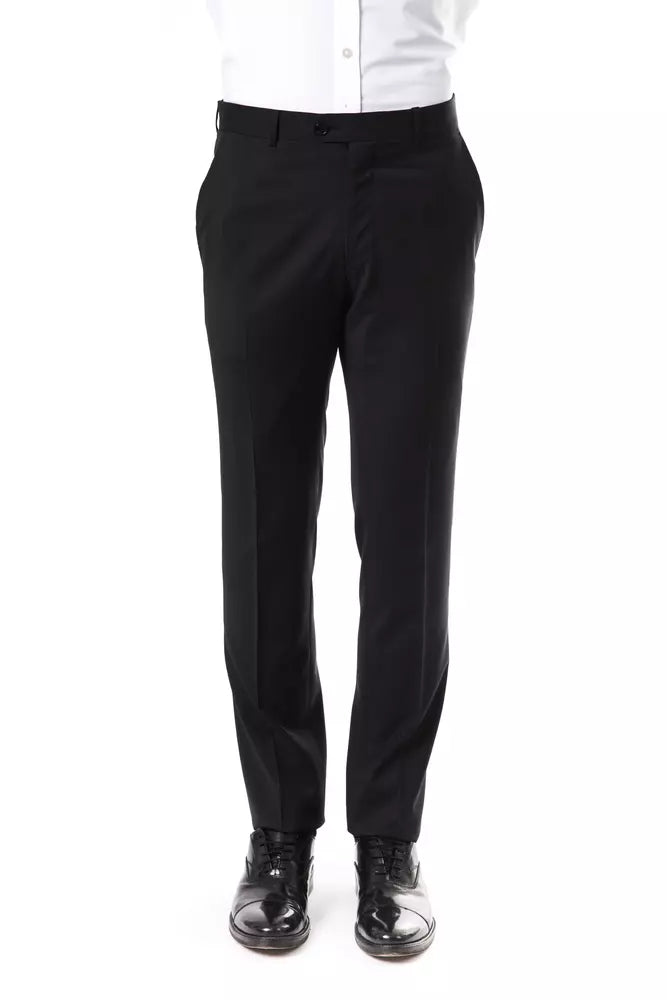 Gray Wool Men's Pants - ventzia