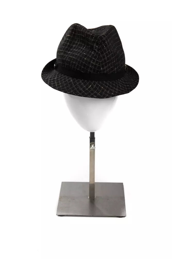 Black Wool Women Hat - ventzia
