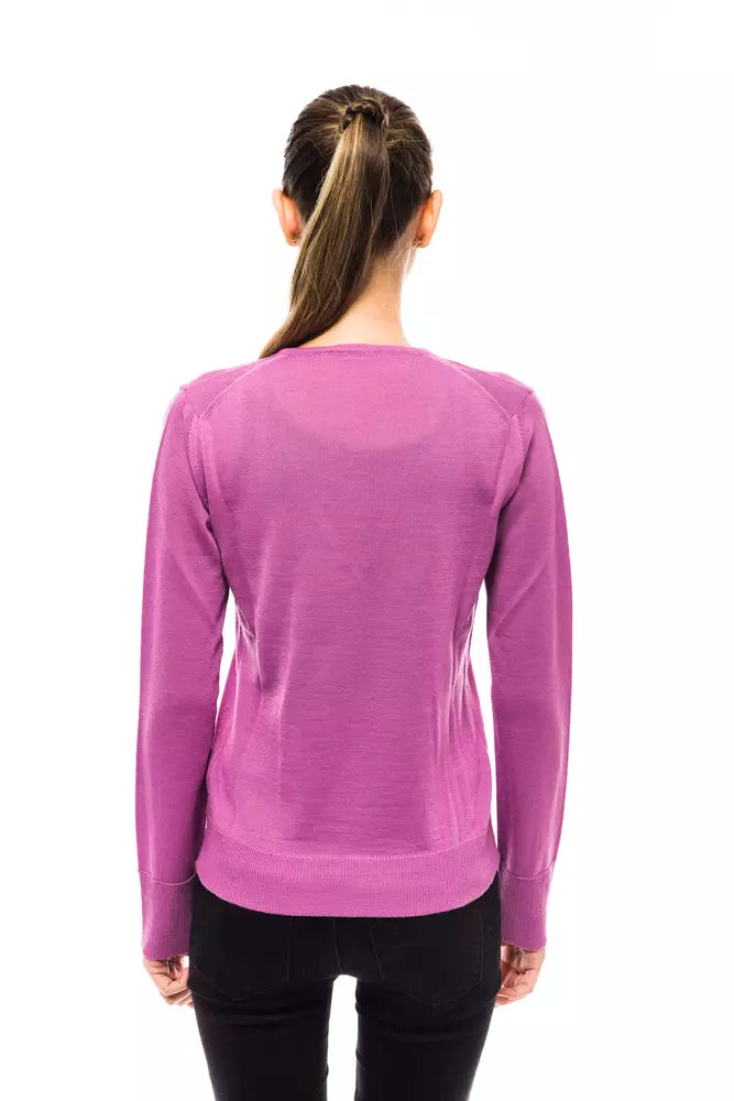Multicolor Wool Women Sweater - ventzia