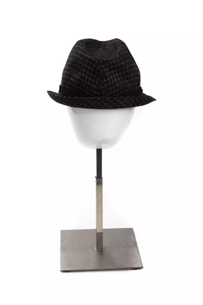 Black Wool Women Hat - ventzia