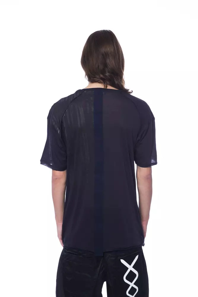 Blue Cotton Men T-Shirt - ventzia