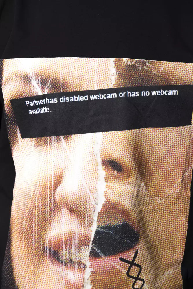 Black Cotton Men T-Shirt - ventzia