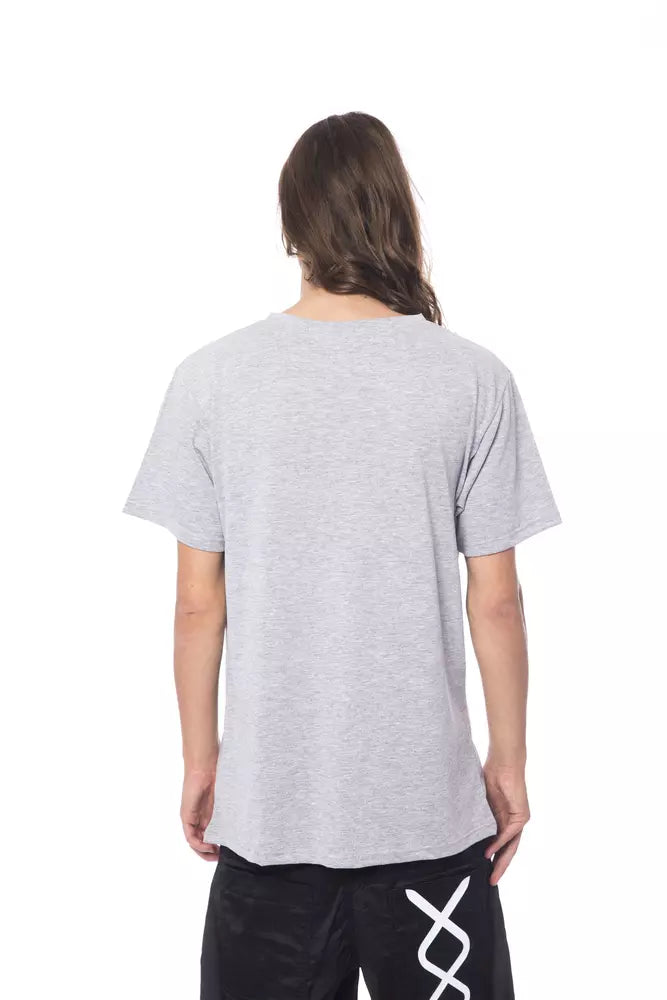 Gray Cotton Men's T-Shirt - ventzia