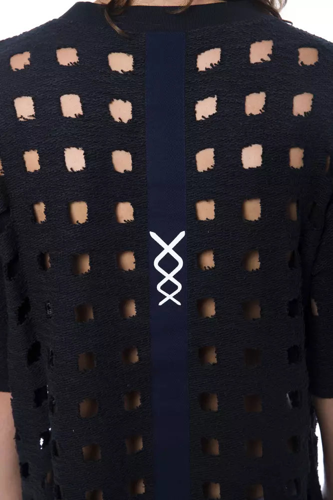 Black Cotton Men T-Shirt - ventzia