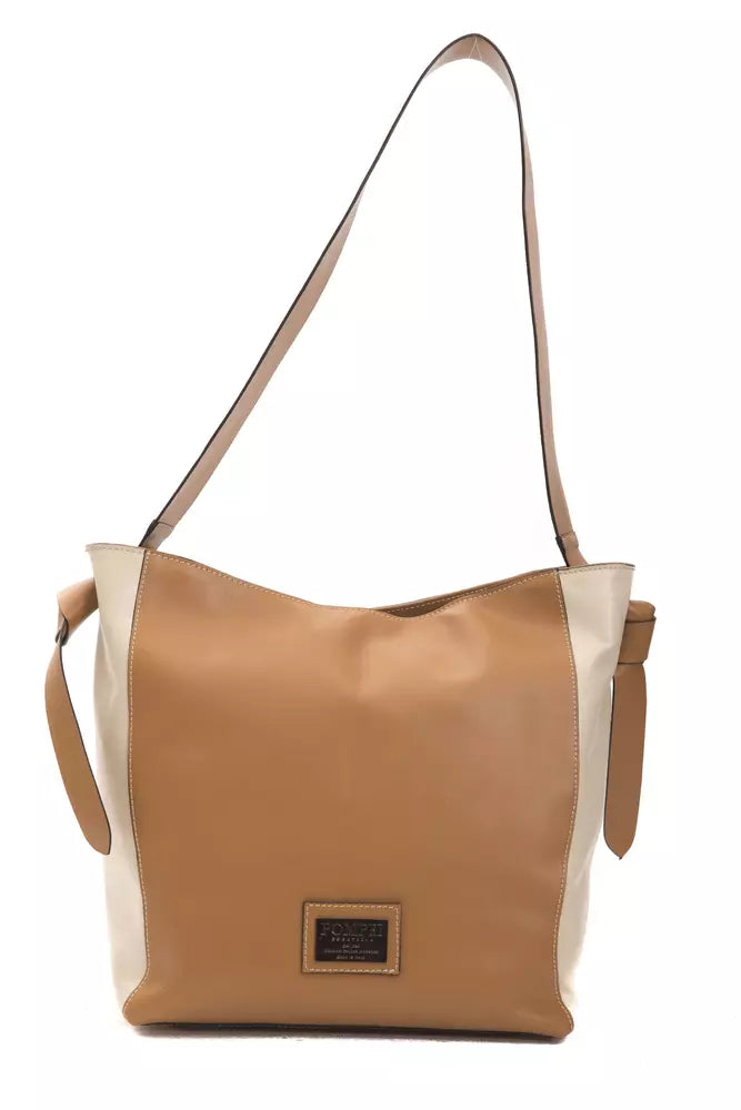 Brown Leather Women Shoulder Bag - ventzia