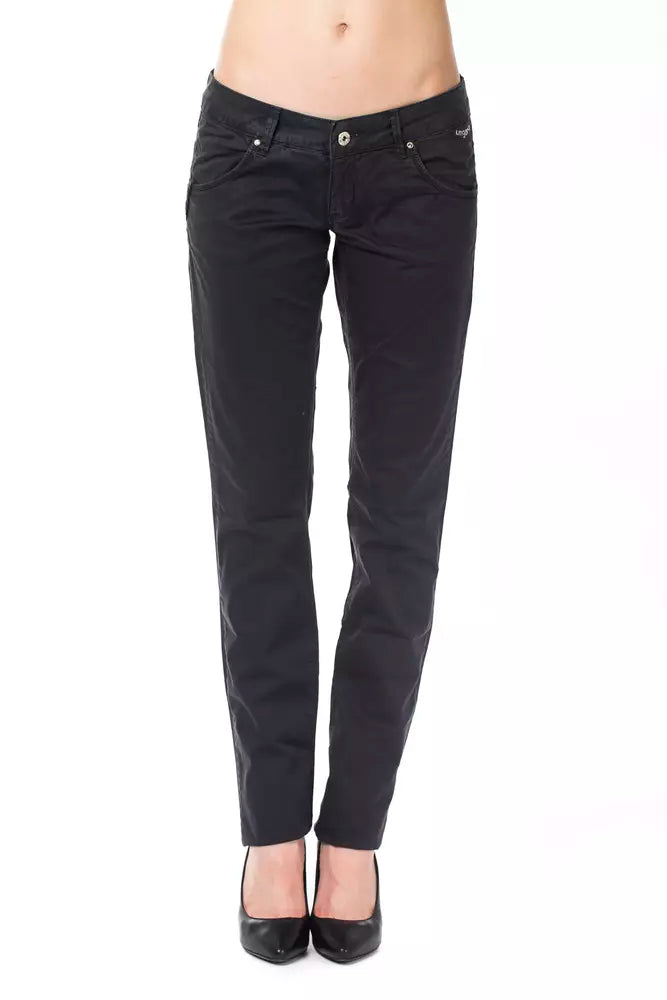 Blue Cotton Women Pant - ventzia