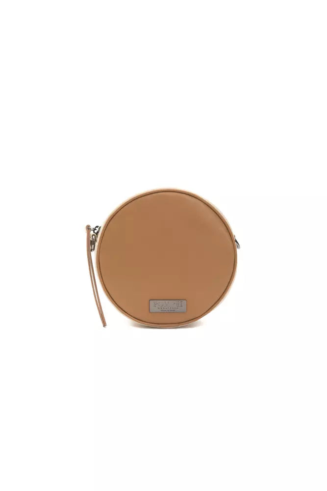 Brown Leather Women Crossbody Bag - ventzia